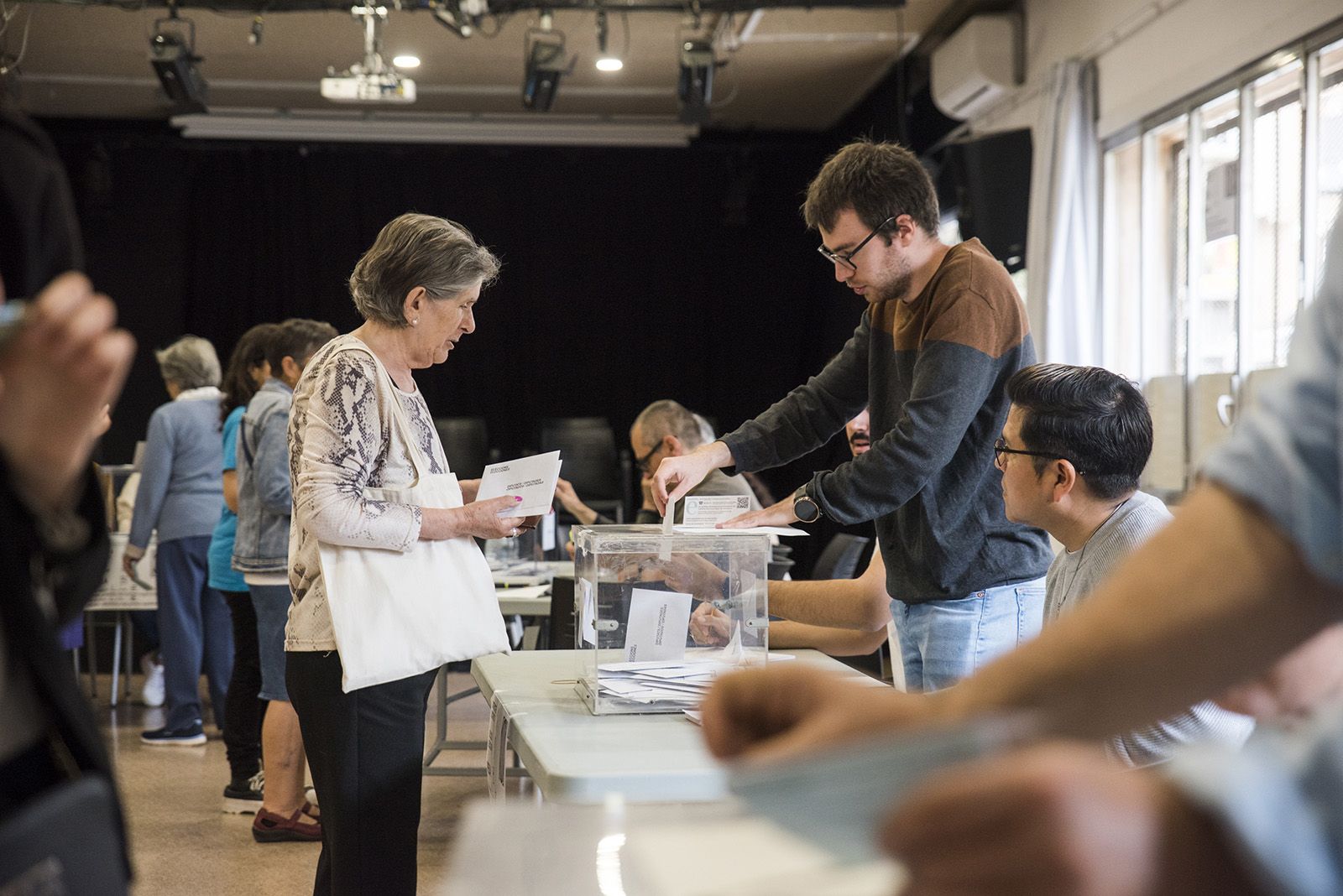 Seu electoral Casa de Cultura. FOTO: Bernat Millet.