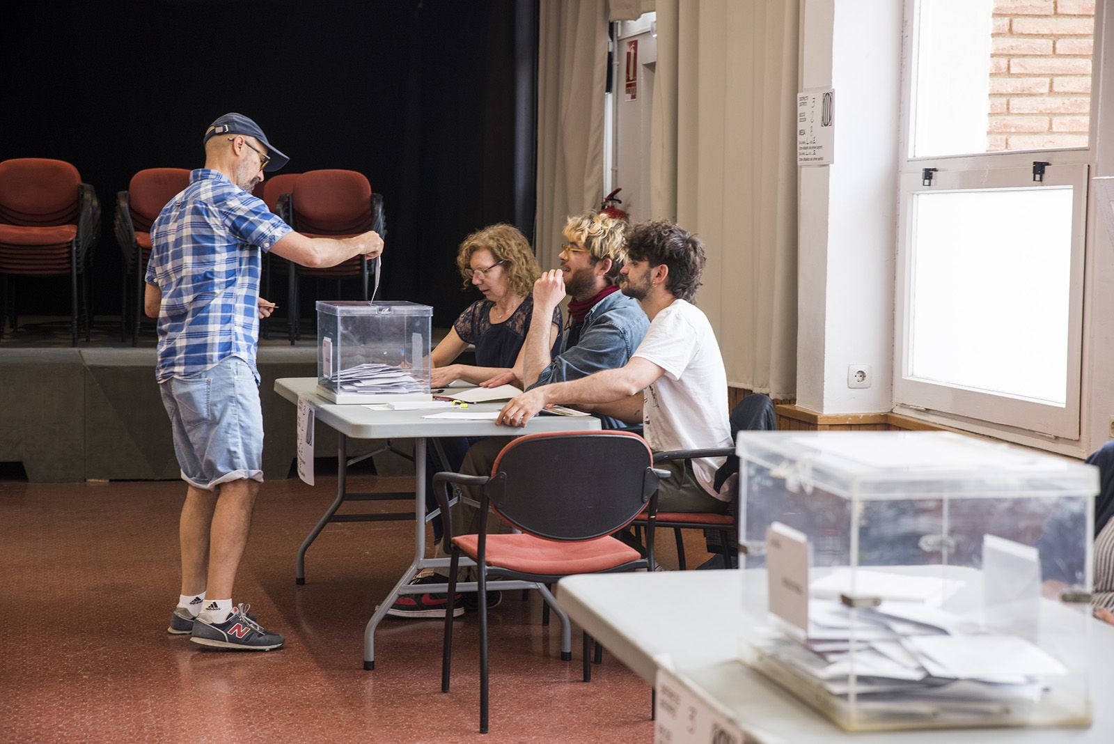 Seu electoral Casalet de Valldoreix. FOTO: Bernat Millet.