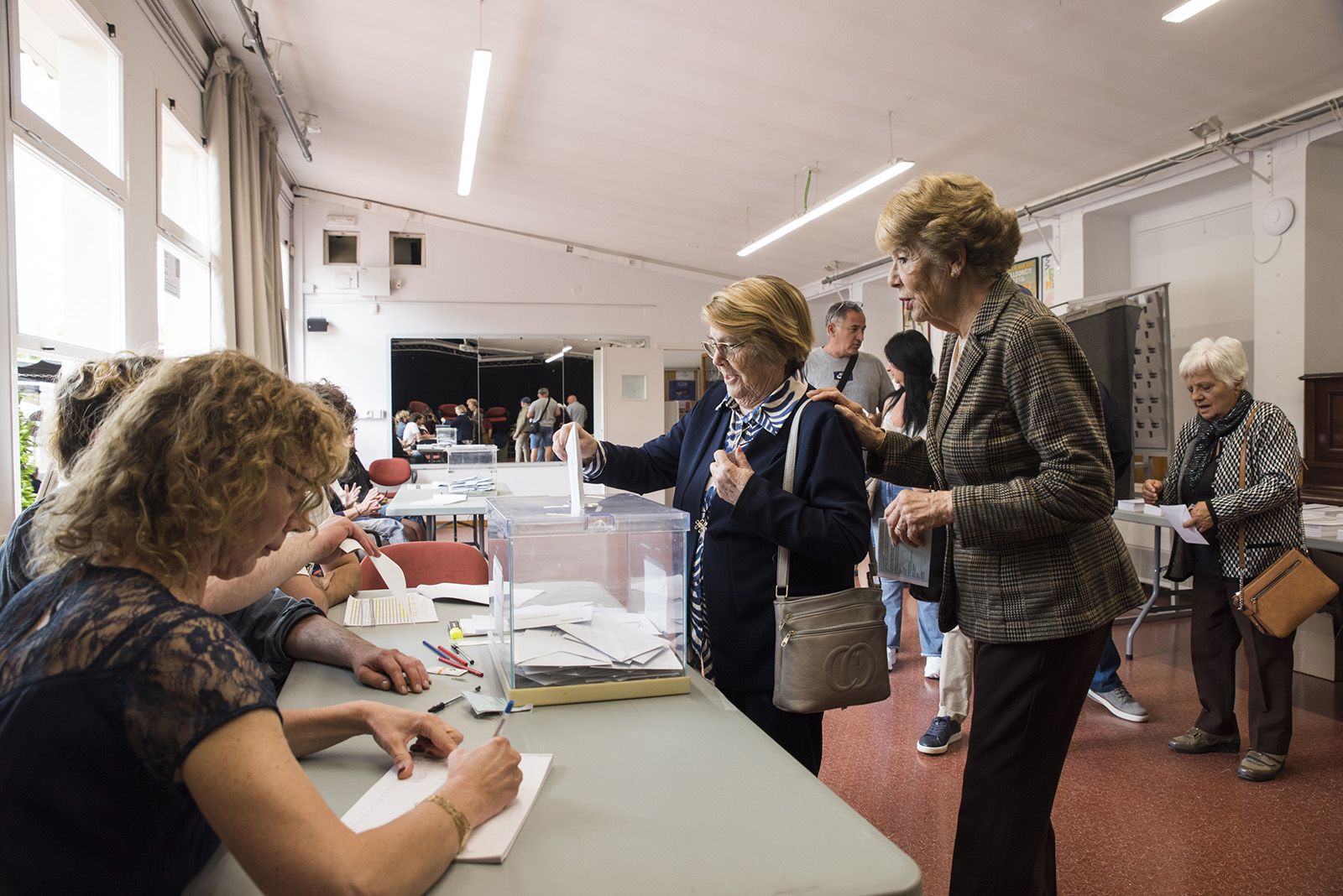 Seu electoral Casalet de Valldoreix. FOTO: Bernat Millet.