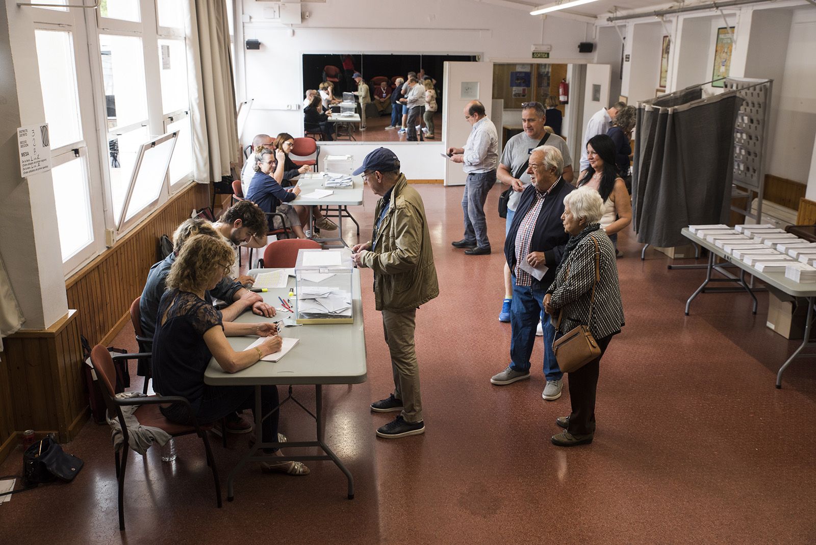 Seu electoral Casalet de Valldoreix. FOTO: Bernat Millet.