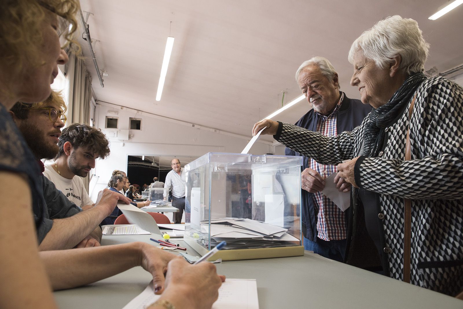 Seu electoral Casalet de Valldoreix. FOTO: Bernat Millet.
