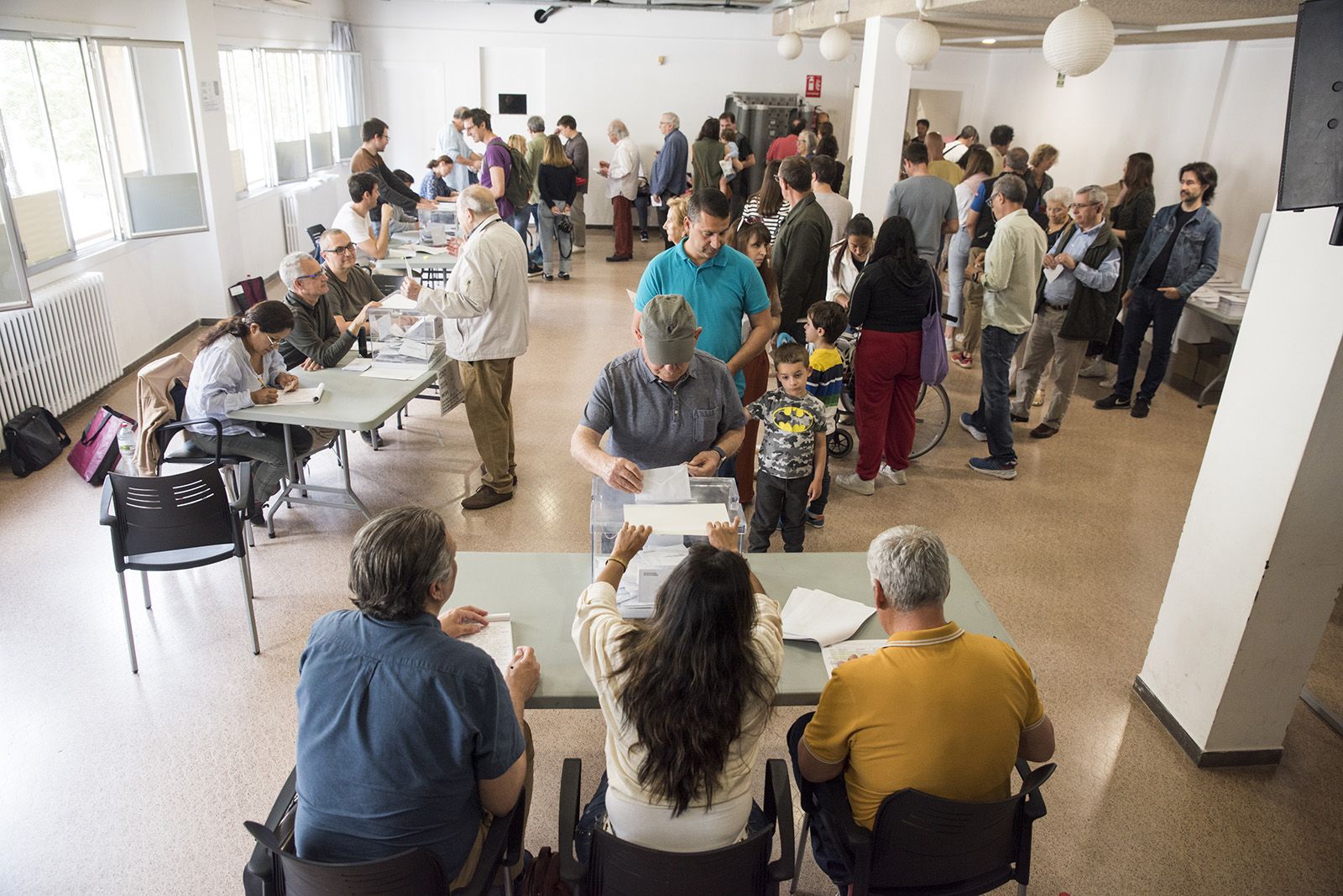 Seu electoral Casa de Cultura. FOTO: Bernat Millet.
