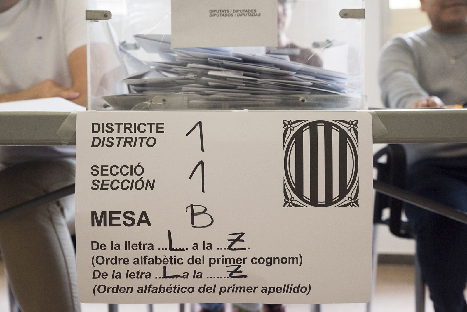 Seu electoral Casa de Cultura. FOTO: Bernat Millet.