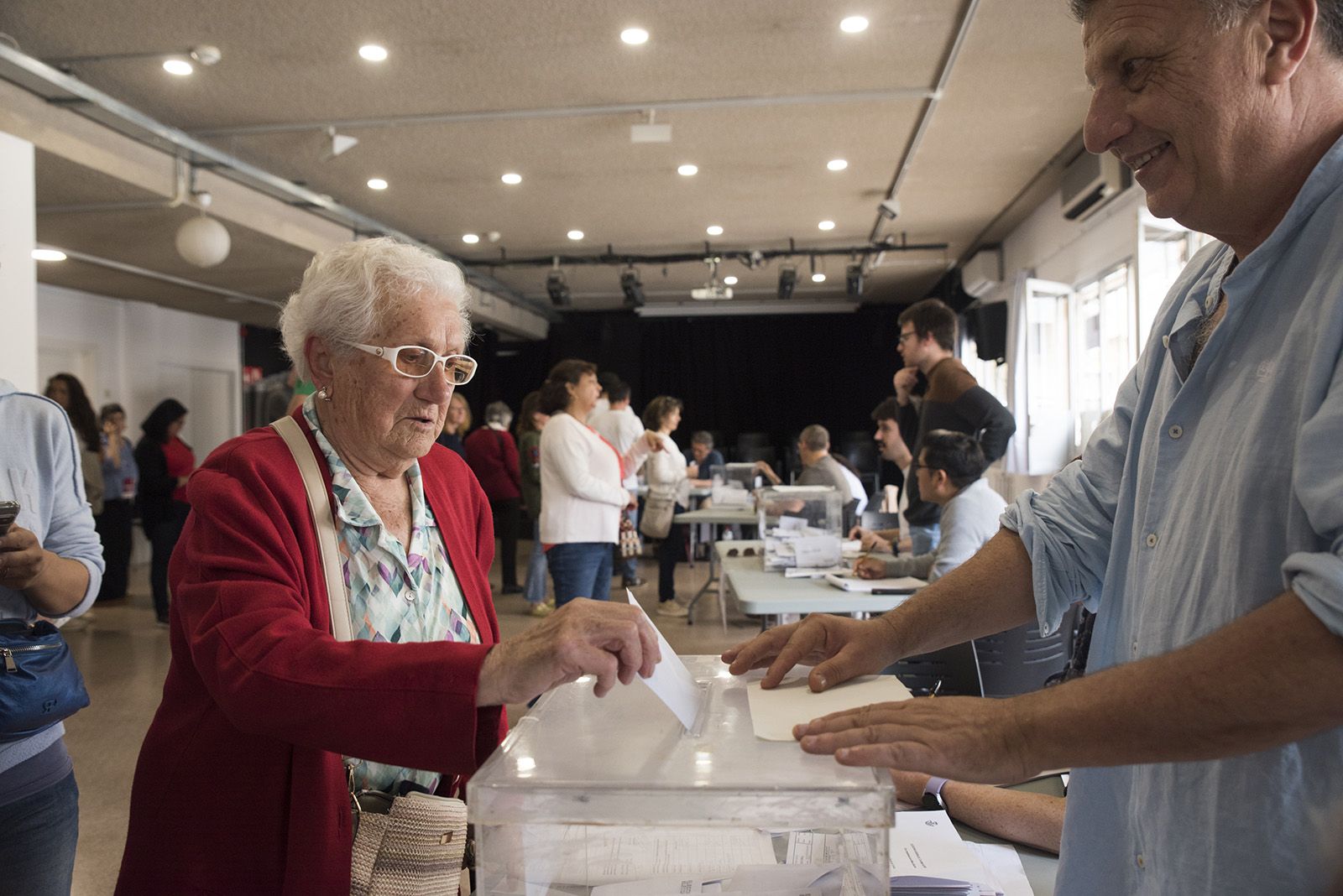 Seu electoral Casa de Cultura. FOTO: Bernat Millet.