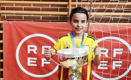 Emma Ruiz (FS Sant Cugat) ha participat en el triomf de la selecció catalana. FOTO: Cedida