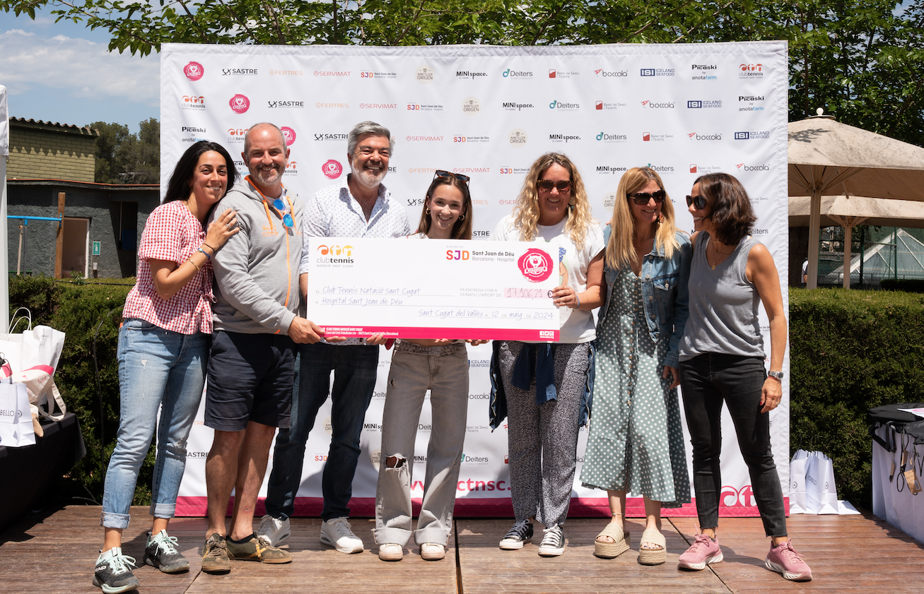 El CTN Sant Cugat ha recaptat més de 17.000 euros per combatre la leucèmia. FOTO: Cedida