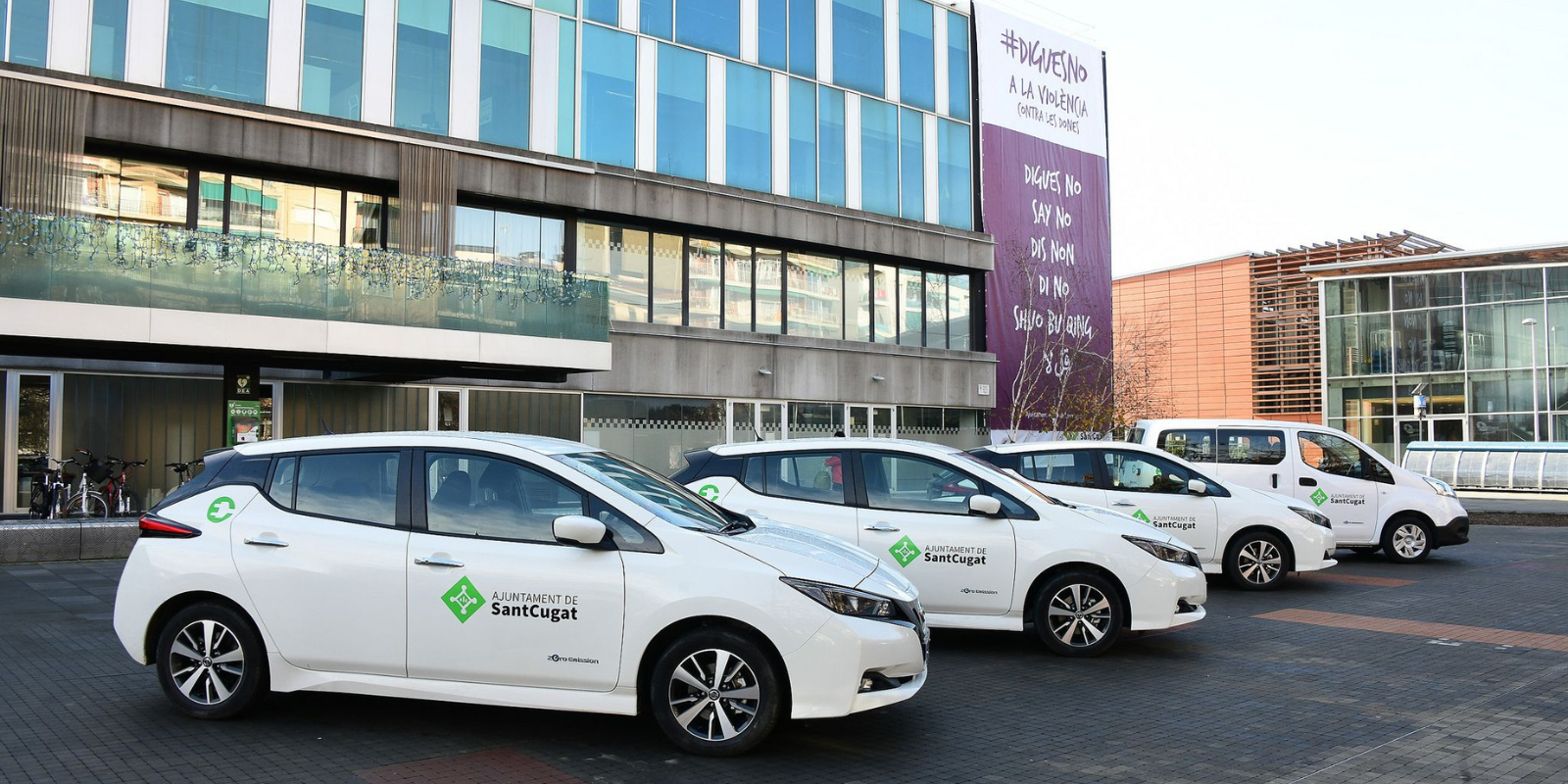 L'Ajuntament va renovar la flota de vehicles elèctrics el 2018 FOTO: Ajuntament de Sant Cugat
