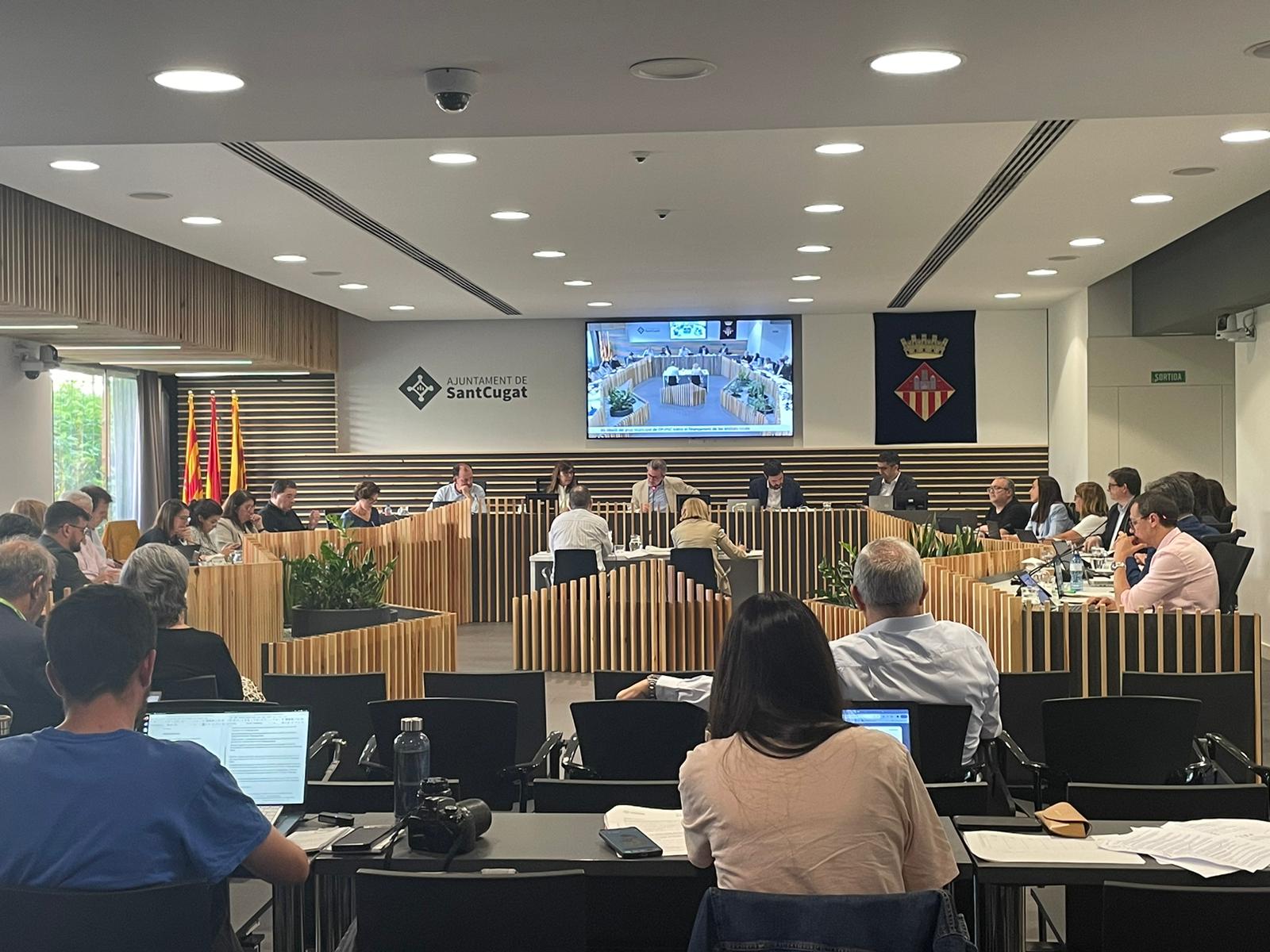 El ple municipal FOTO: TOT Sant Cugat