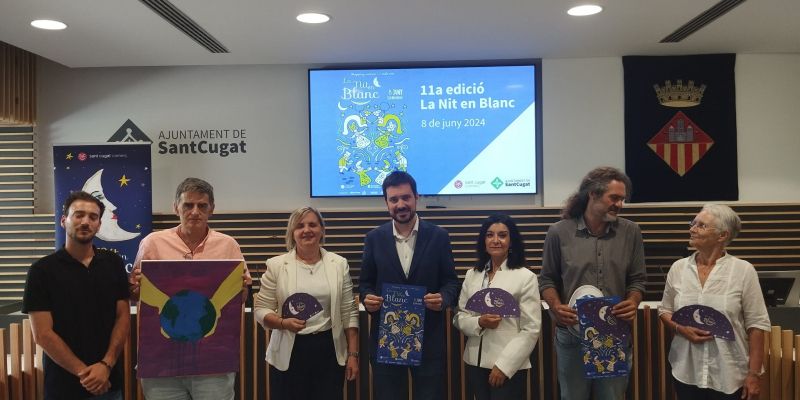 Presentació de la Nit en Blanc de Sant Cugat 2024 FOTO: TOT Sant Cugat Presentació de la Nit en Blanc de Sant Cugat 2024 FOTO: TOT Sant Cugat