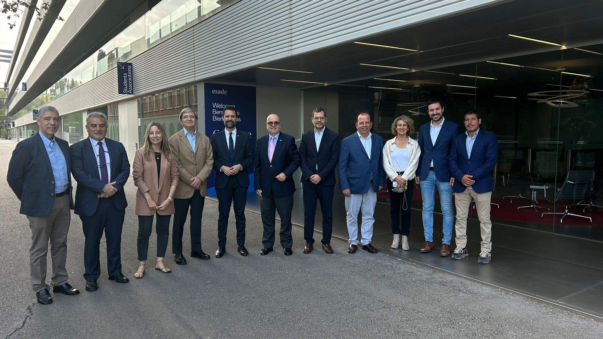 Visita del conseller Roger Torrent a Esade Sant Cugat FOTO: Cedida