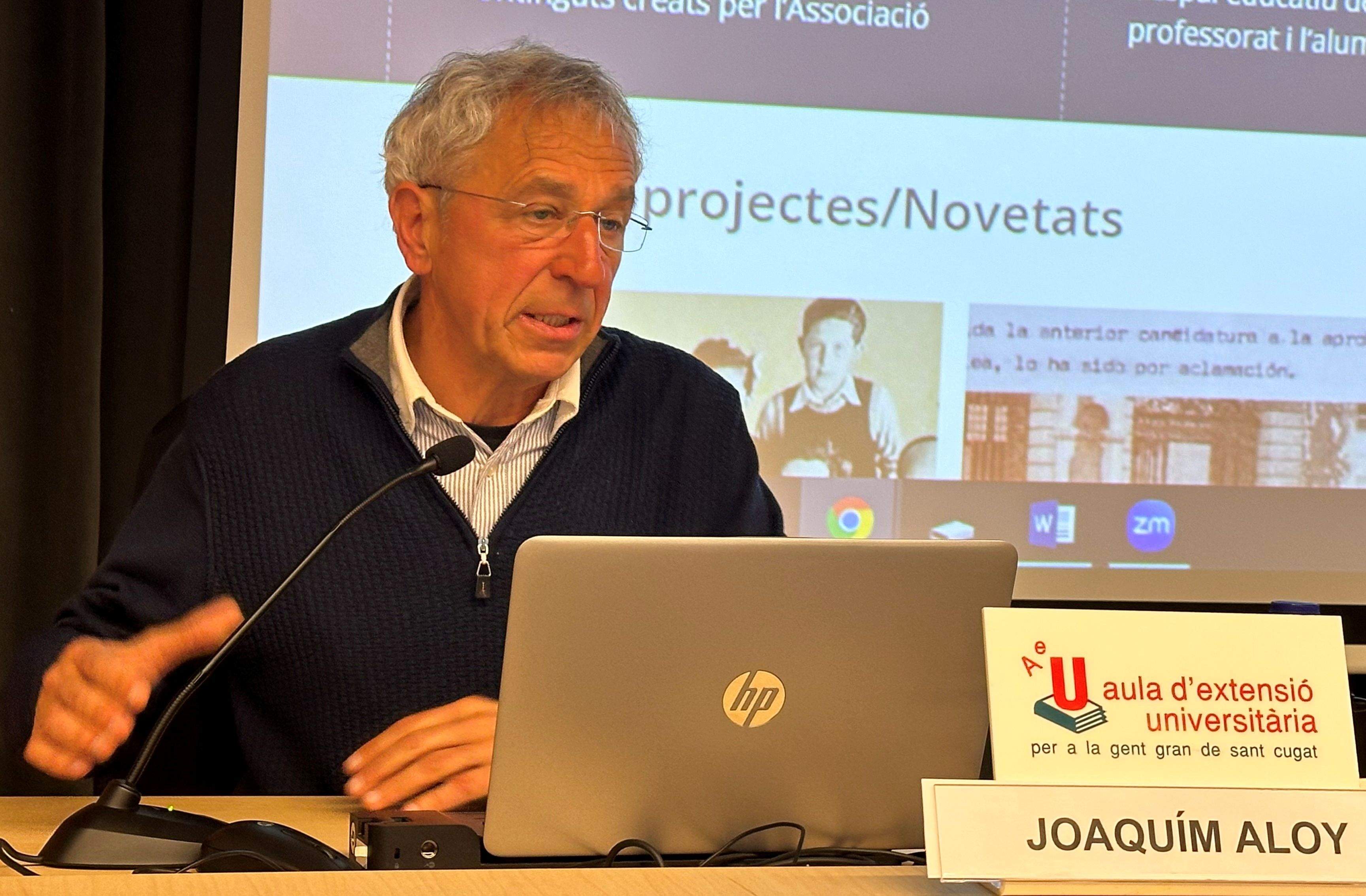 L'historiador Joaquim Aloy Bosch FOTO: Cedida