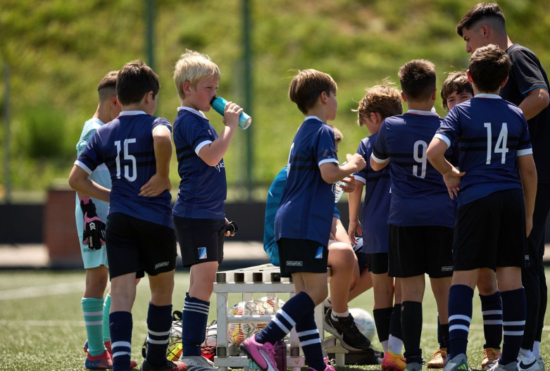 Un equip del planter de futbol del Junior FC. FOTO: Cedida