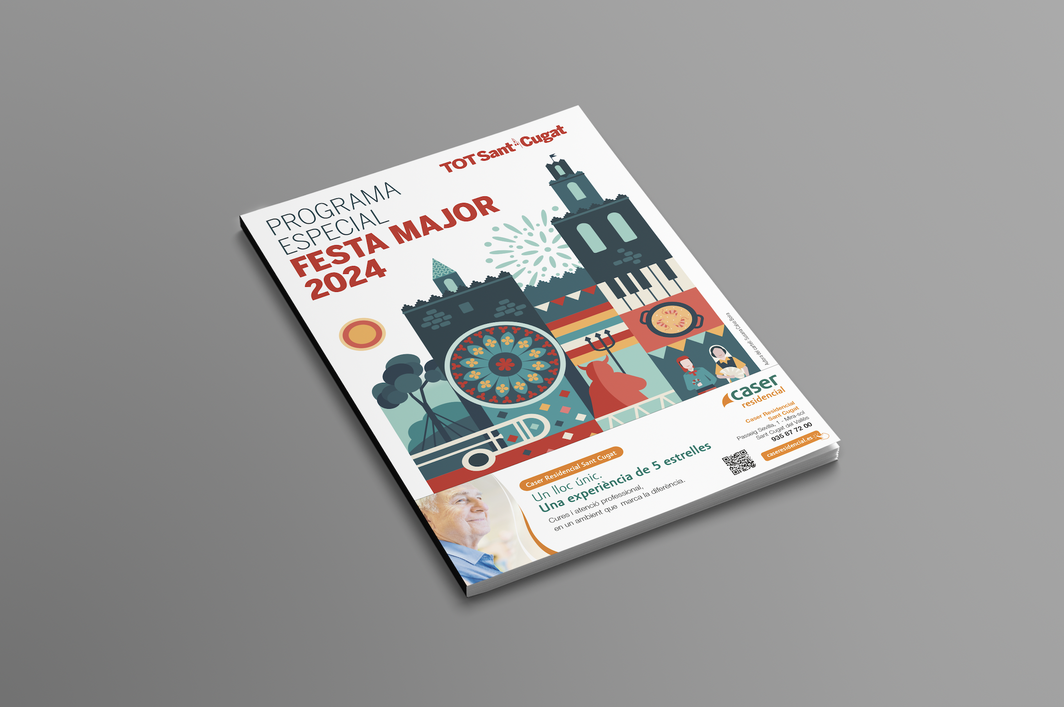 Imatge de la portada del programa de Festa Major del TOT Sant Cugat FOTO: Sergi Felip