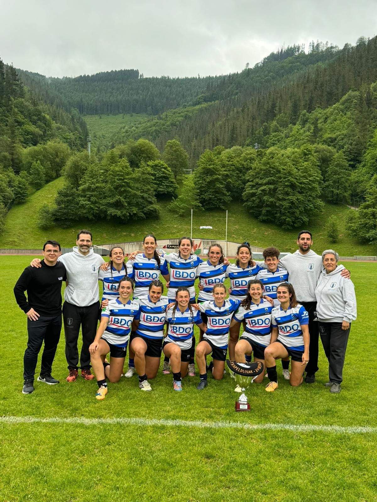 El Rugby Sant Cugat, campió de la 1a fase de la GPS Copa de la Reina. FOTO: Cedida 