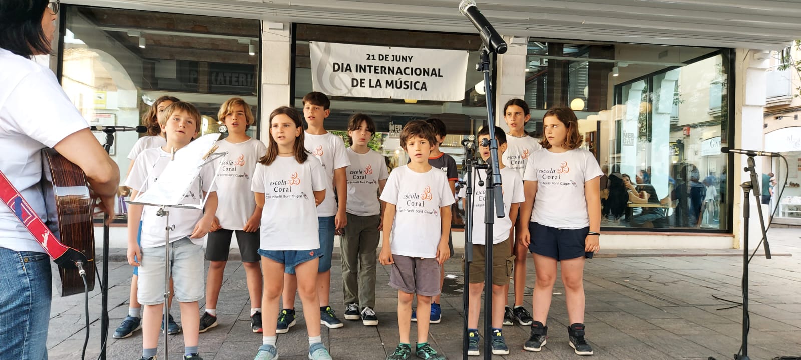 Actuació pel Dia Internacional de la Música 2024 a Sant Cugat. FOTO: TOT