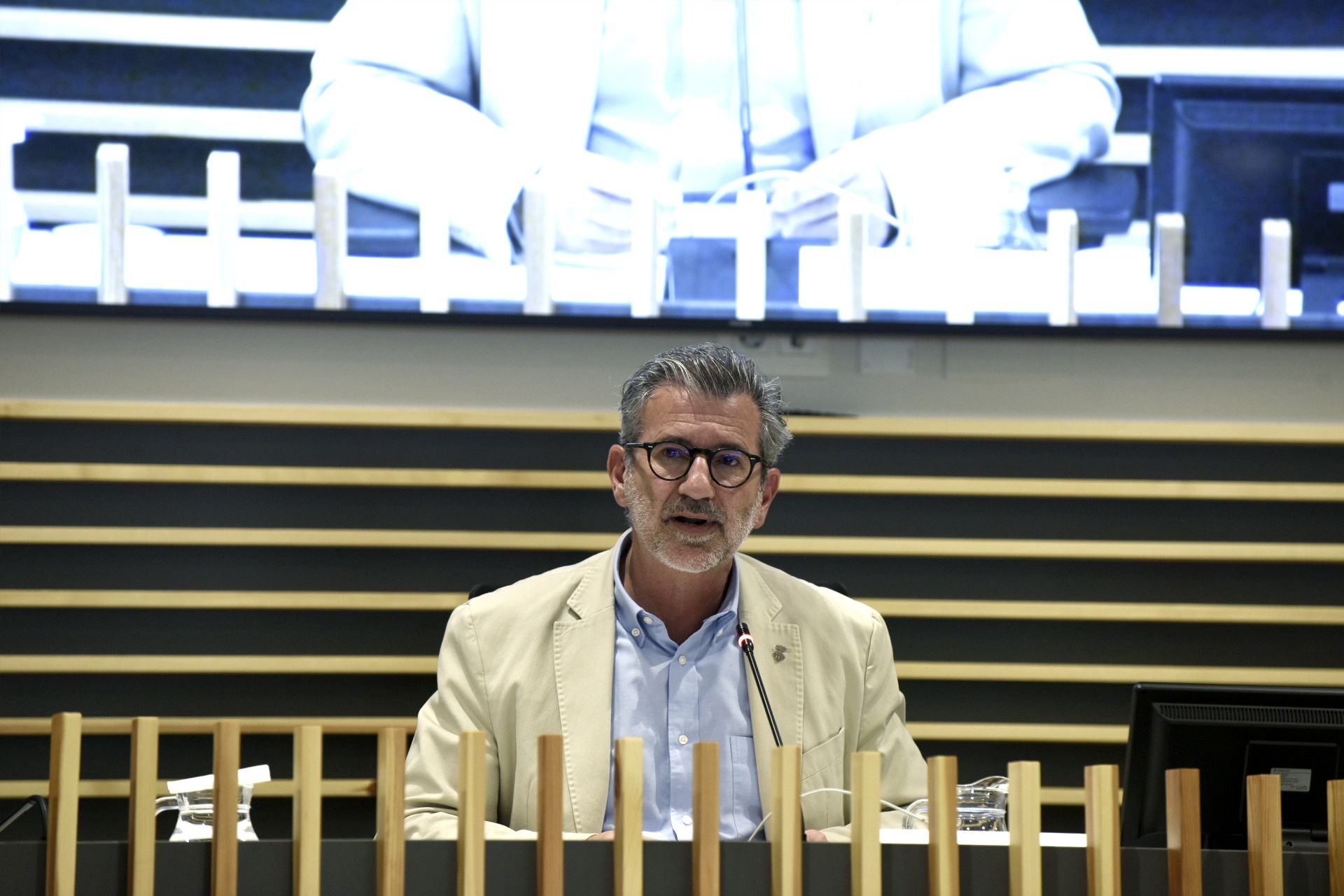 Josep Marai Vallès al ple FOTO: Bernat Millet (TOT Sant Cugat) 