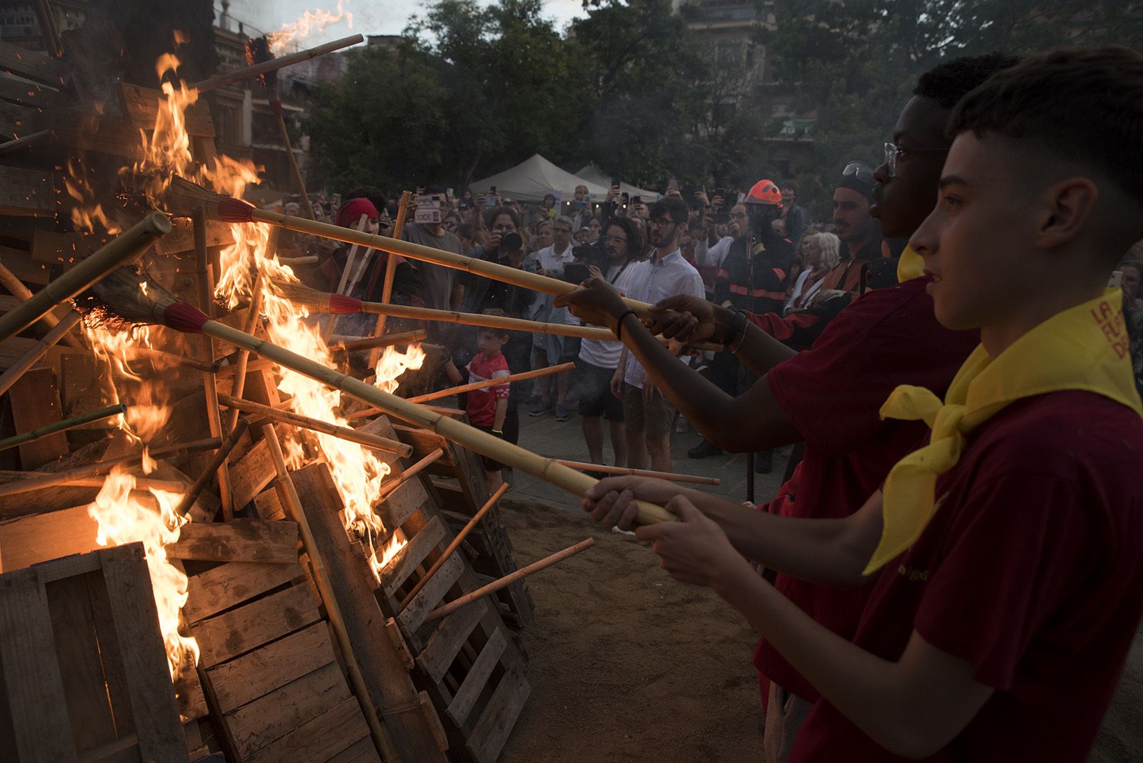 La Flama del Canigó. FOTO: Bernat Millet.