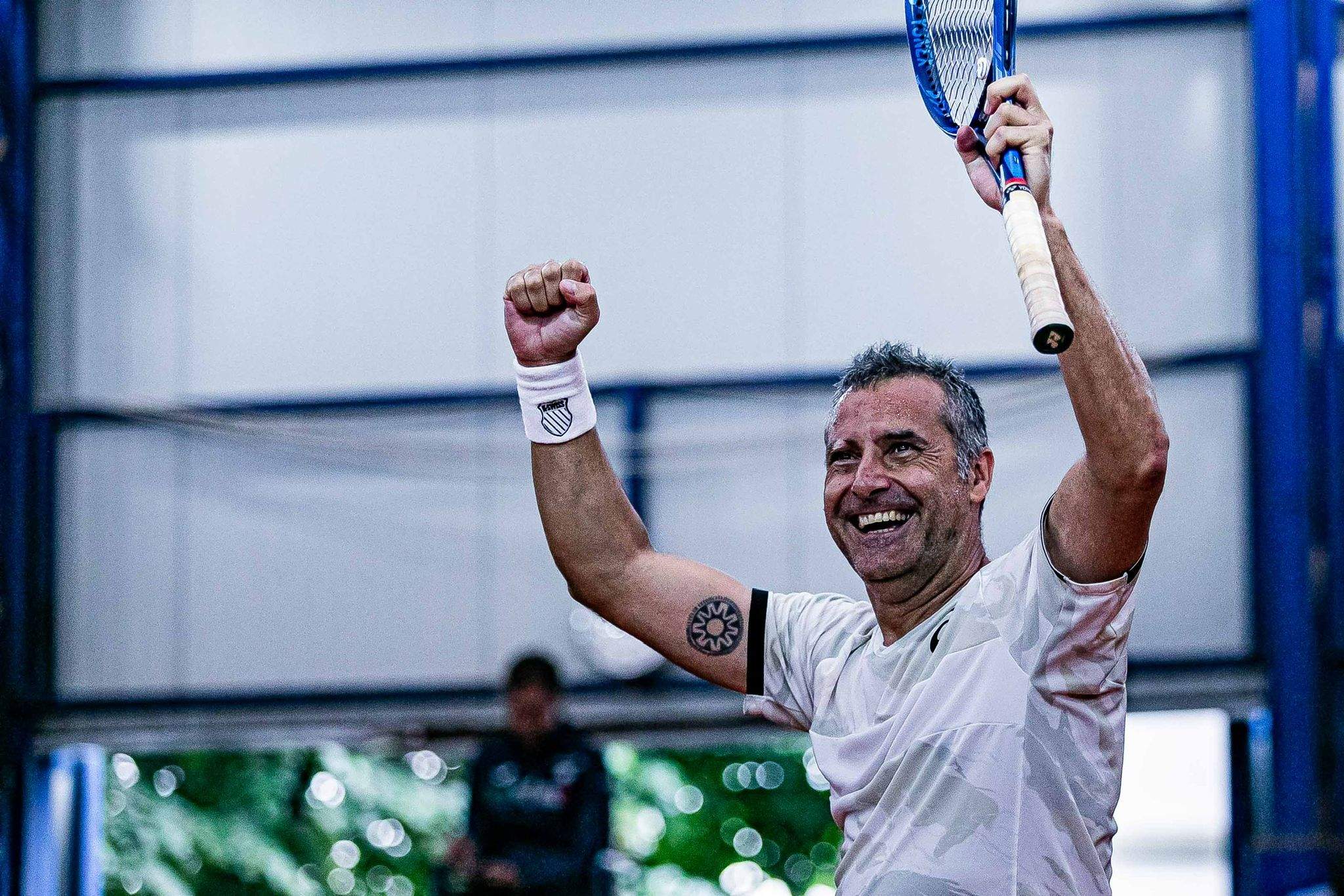 Ivan Correta, guanyador del Campionat del Món de tenis de mobilitat reduïda. FOTO: Cedida