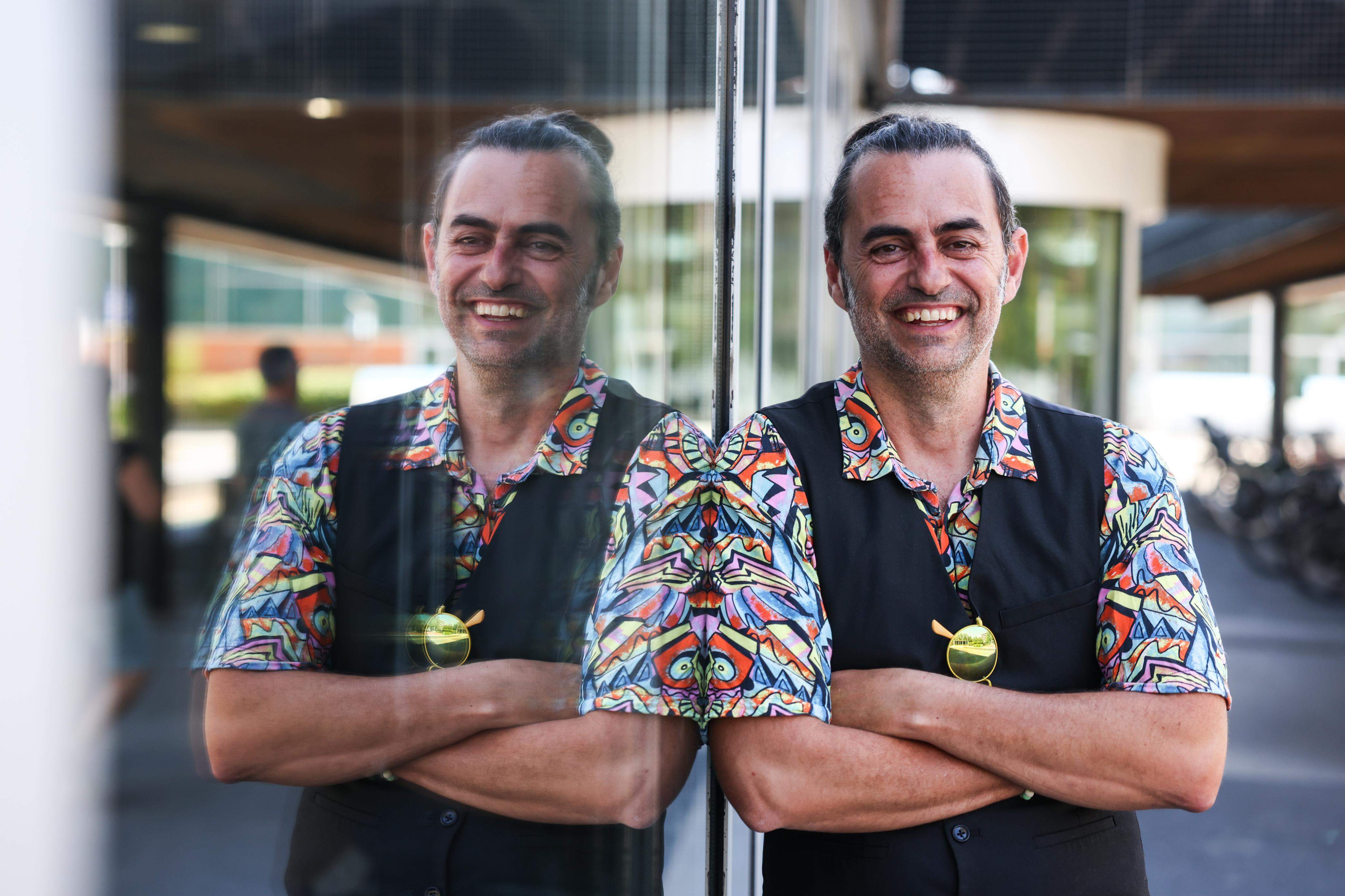 Eduard Marco, guanyador del 22è Premi Gabriel Ferrater FOTO: Lali Puig (Ajuntament de Sant Cugat)