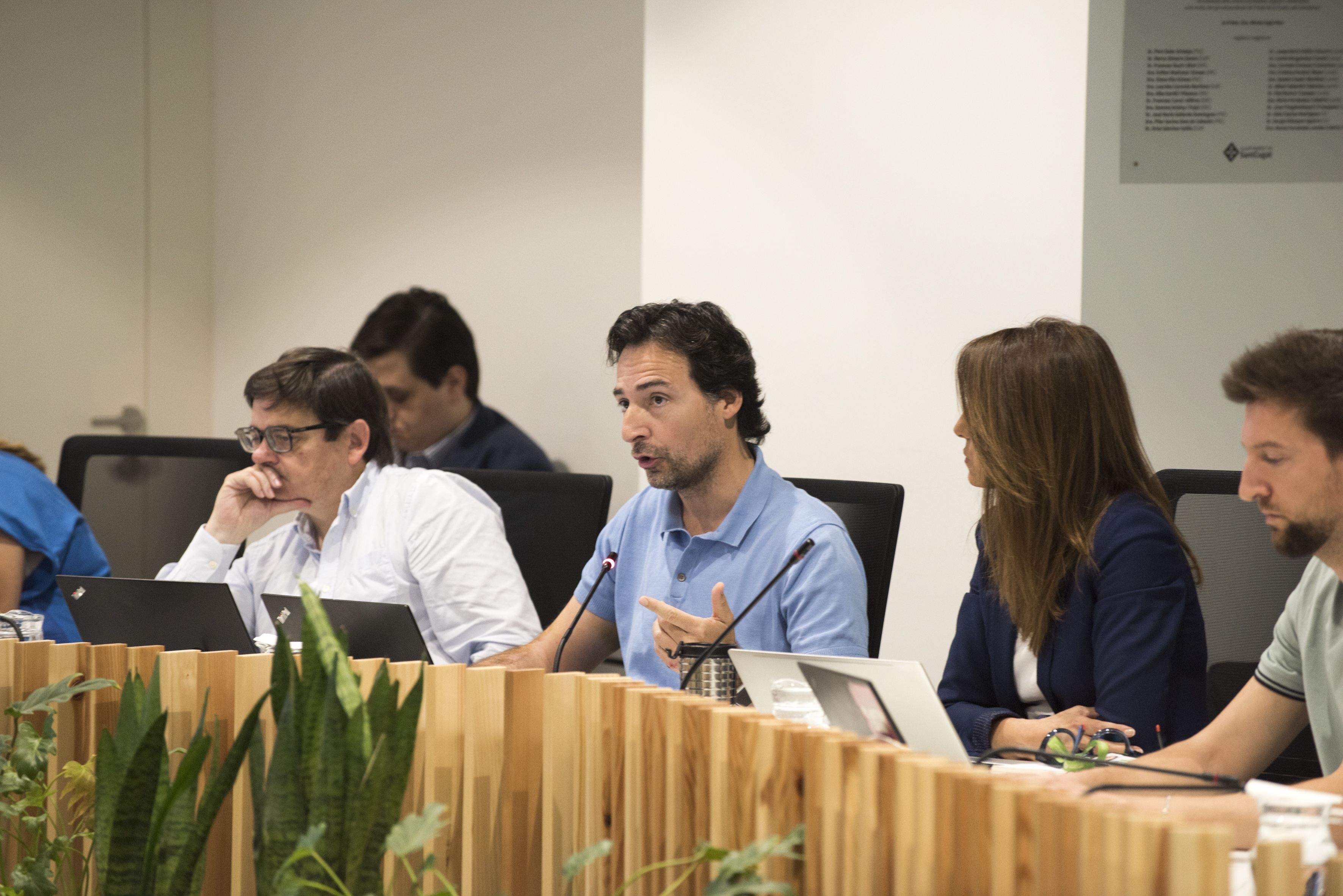 Els regidors populars durant el ple de juny FOTO: Bernat Millet (TOT Sant Cugat)