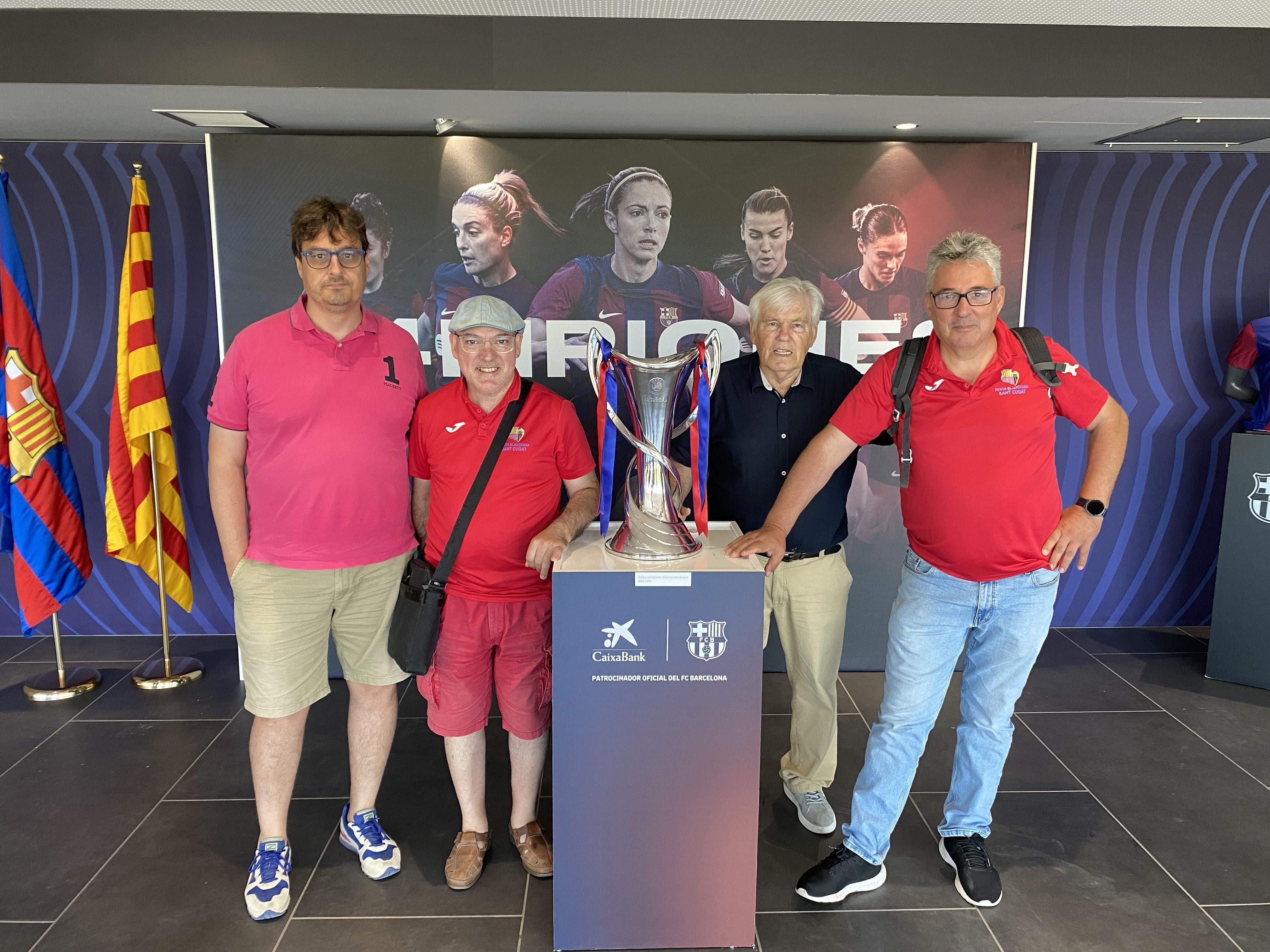 Penya Blaugrana de Sant Cugat. FOTO: Cedida per la Penya Blaugrana de Sant Cugat