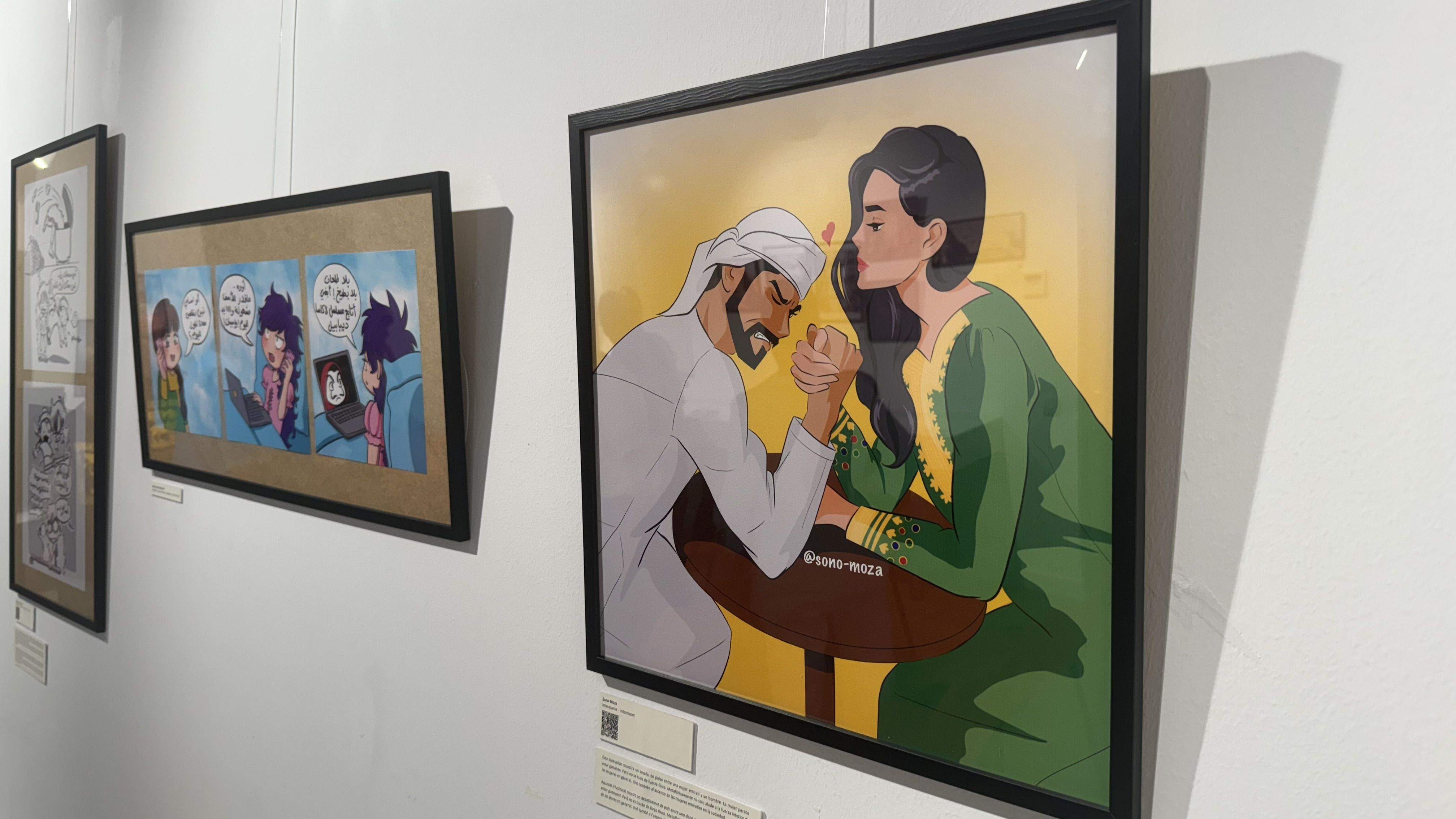 Una de les il·lustracions de l'exposició FOTO: TOT Sant Cugat