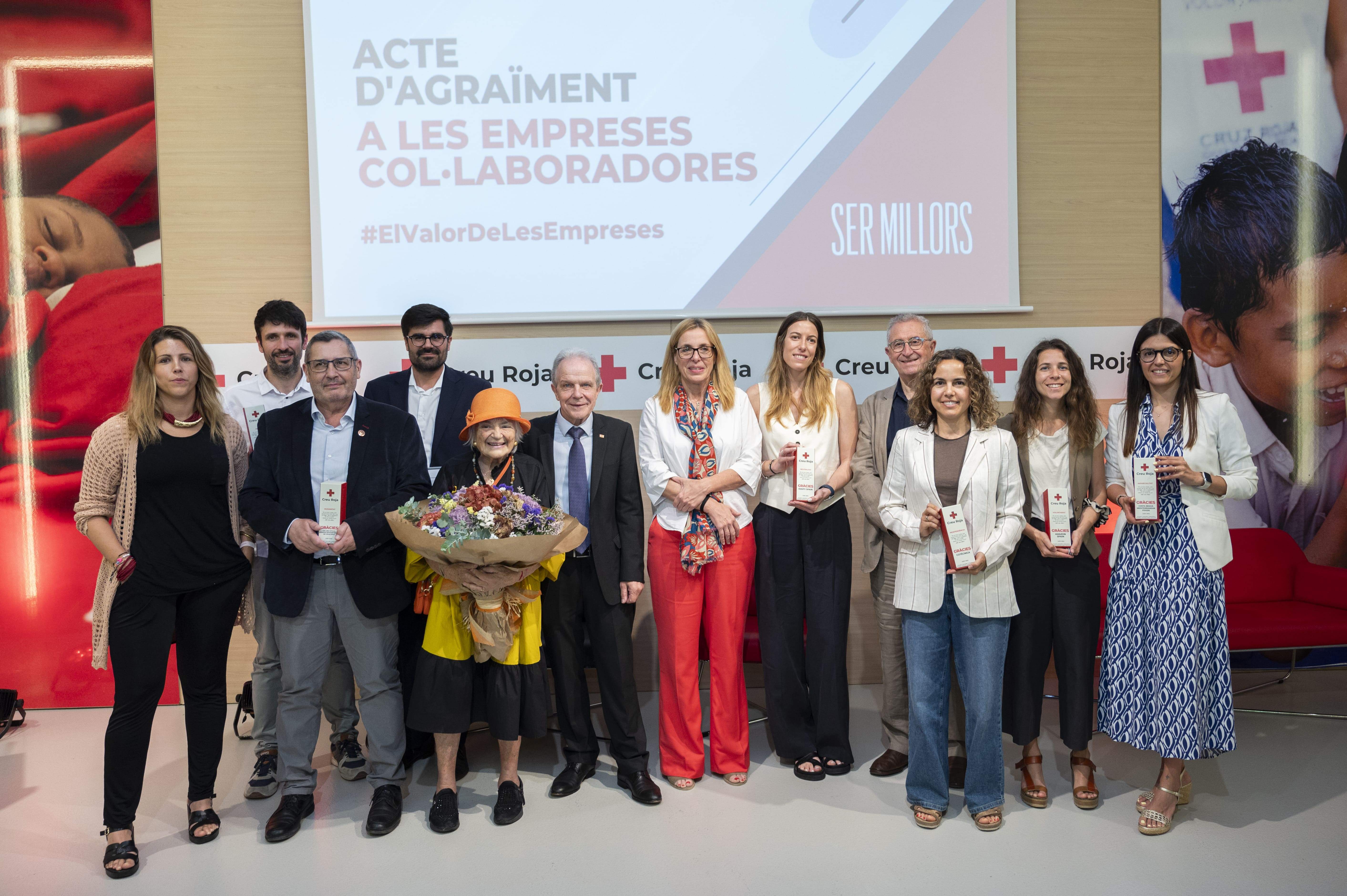 Acte de reconeixement de Creu Roja a les empreses. FOTO: Imatge cedida per Creu Roja Sant Cugat