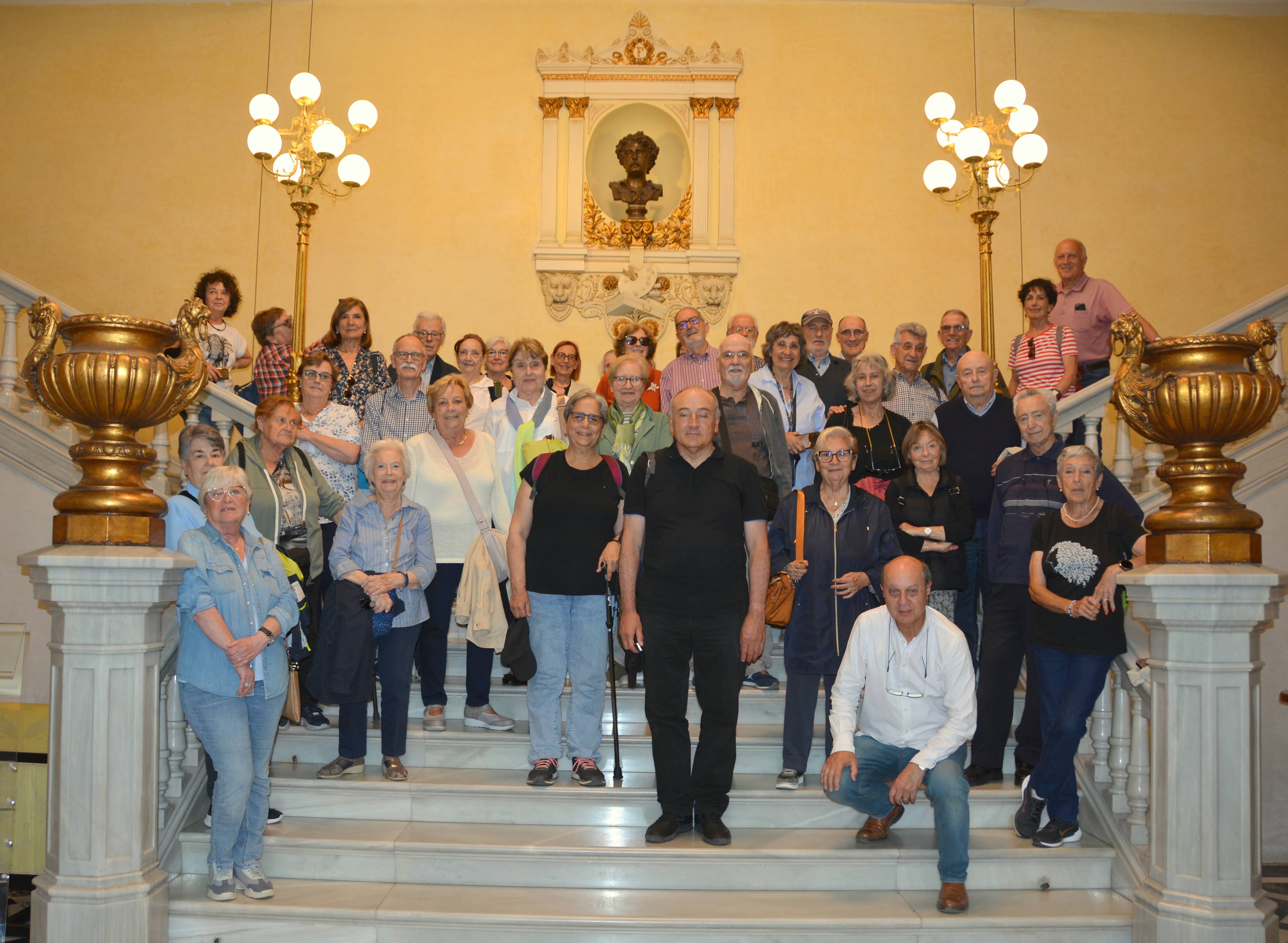 Sortida de l'Aula d'Extensió Universitària a Reus. FOTO: Cedida per l'Aula d'Extensió Universitària