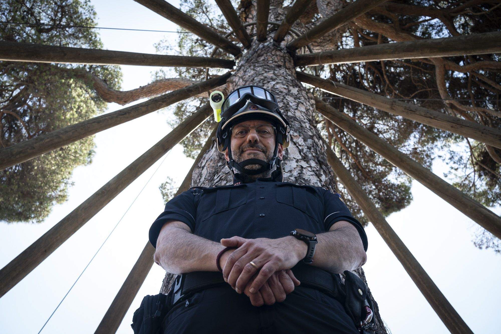 Royo és el coordinador de les emergències de PC. FOTO: Bernat Millet (TOT Sant Cugat) 