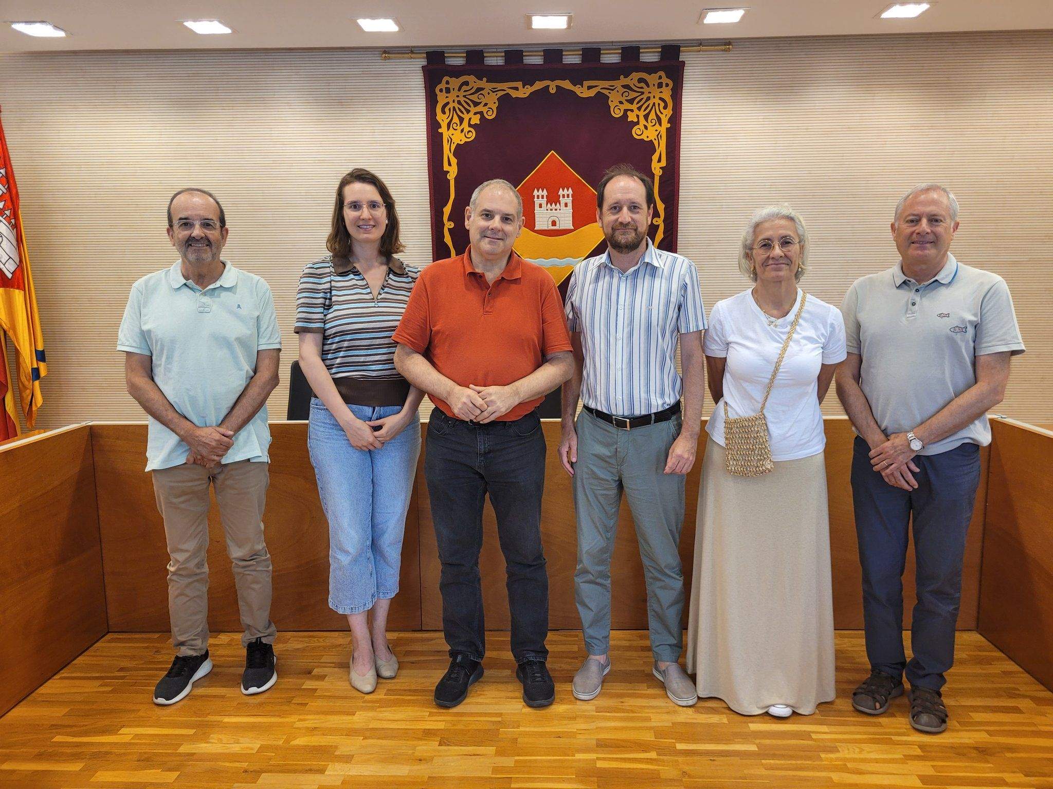 La trobada d'ERC amb el president de l'EMD, Juanjo Cortés FOTO: ERC Sant Cugat