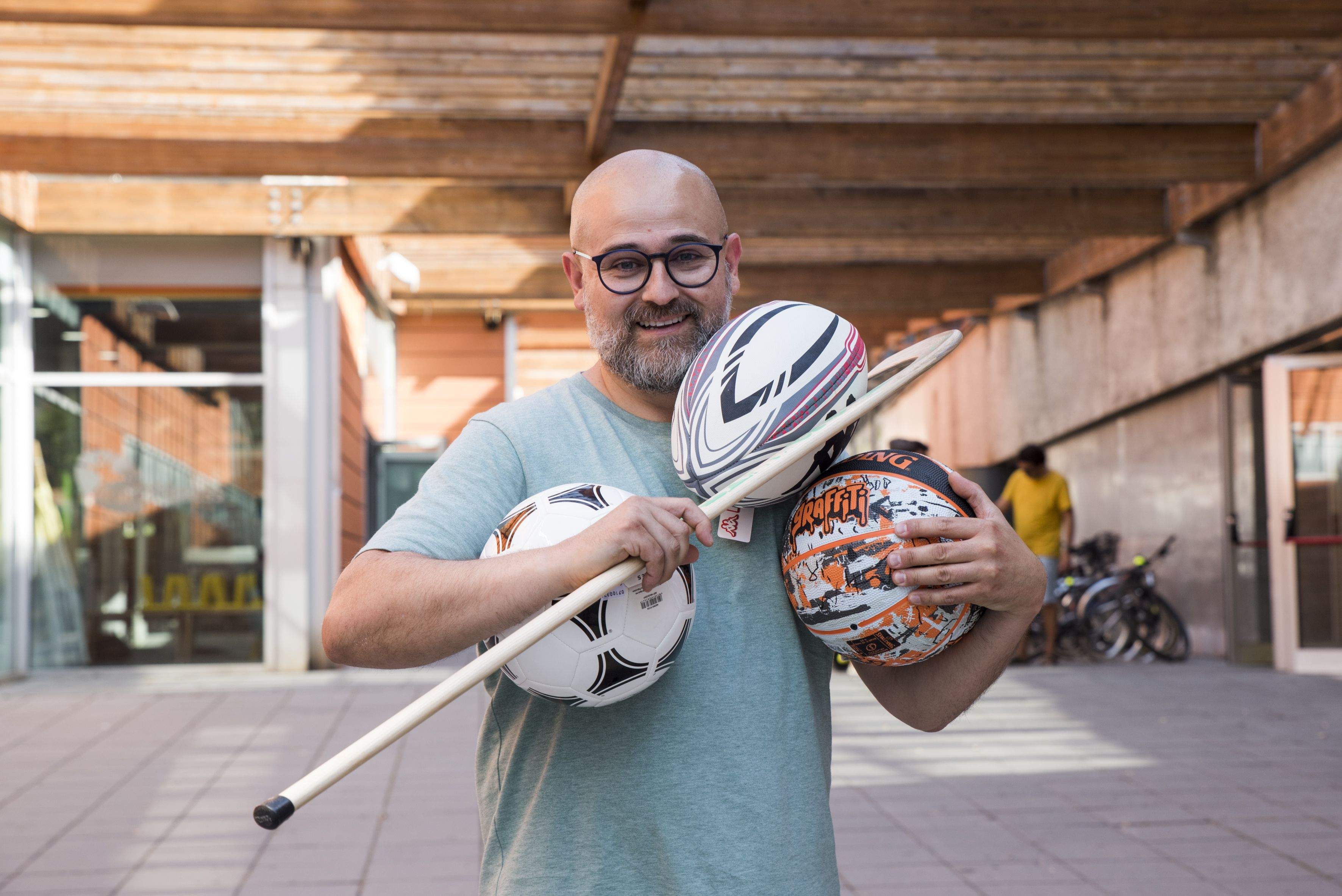 Marc Martín és periodista esportiu a RTVE. FOTO: Bernat Millet (TOT Sant Cugat)