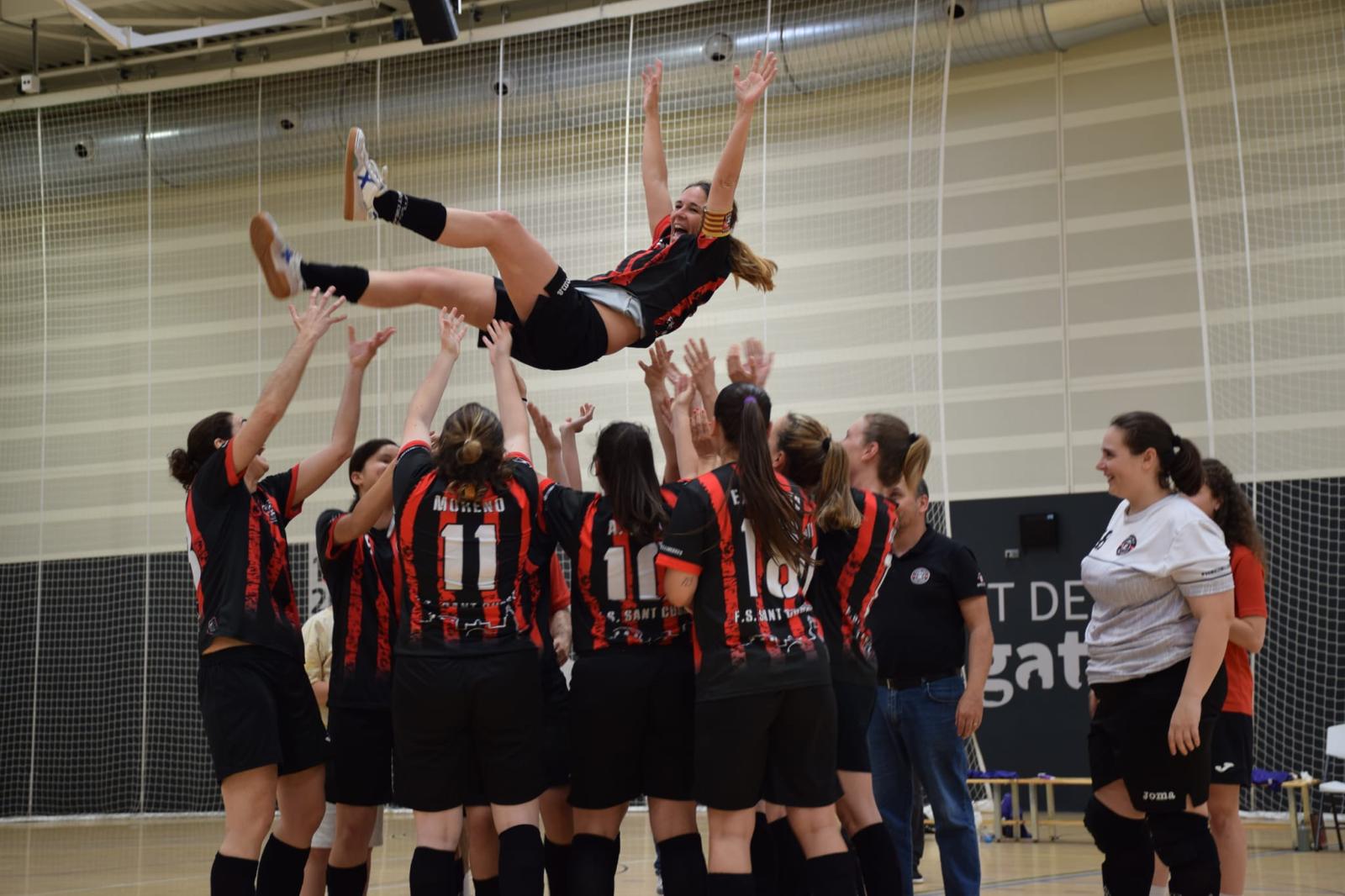 Maria Ángeles Baena 'Chiki' és tot un referent en l'FS Sant Cugat. FOTO: Cedida
