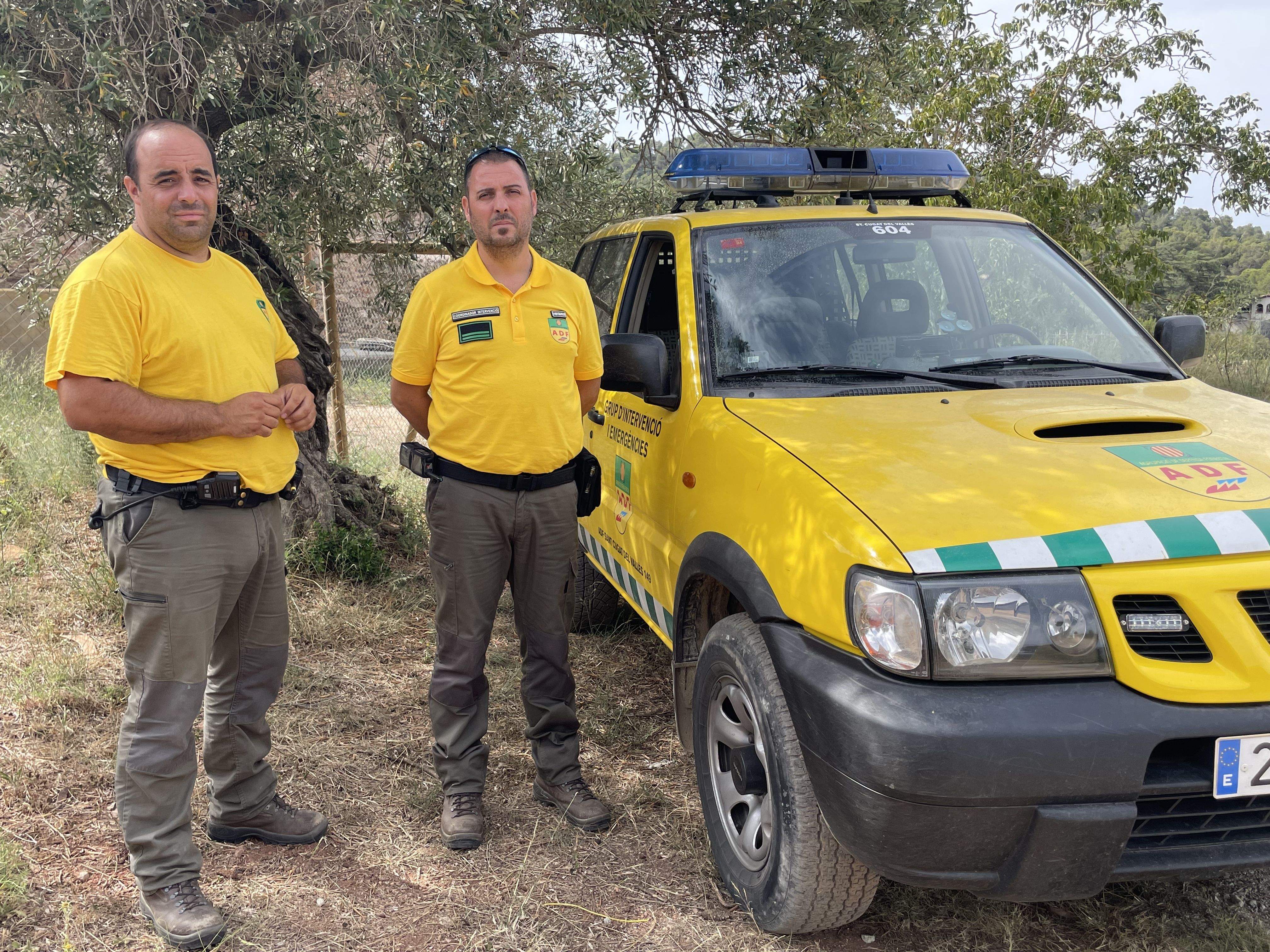 Garcia i Ferreria a Can Monmany FOTO: Àgata Guinó