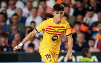 Pau Víctor en un partit amb el Barça FOTO: FC Barcelona