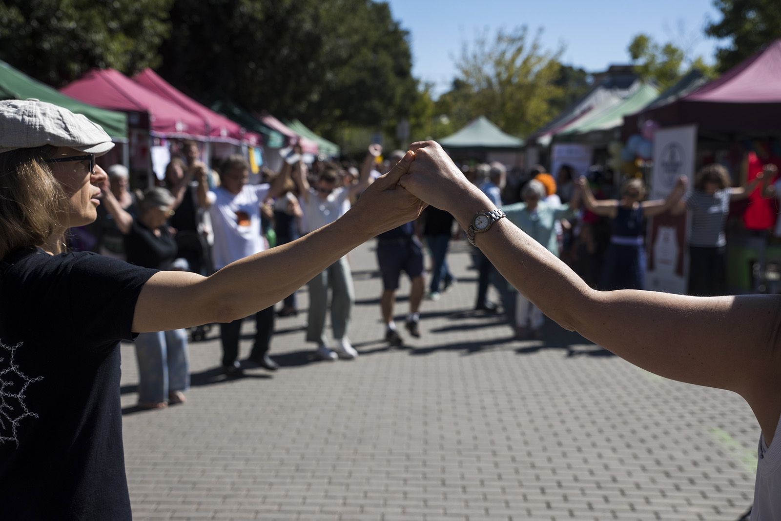 Ballada de Sardanes durant la Festa Major de Valldoreix. FOTO: Bernat Millet (TOT Sant Cugat)