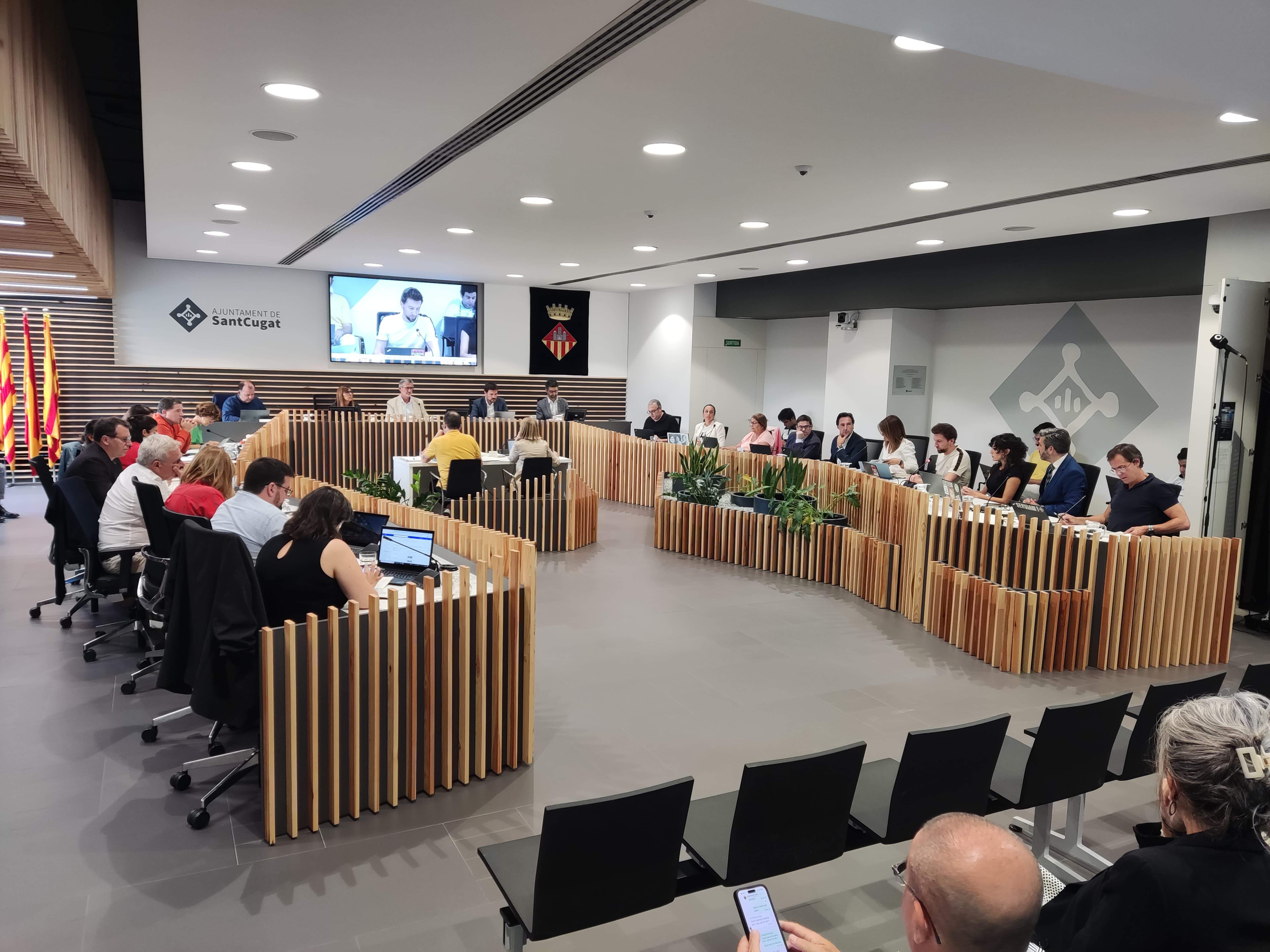 Sesió plenaria del setembre de 2024 FOTO: TOT Sant Cugat 