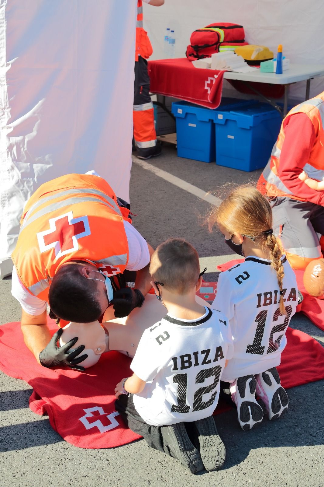 Primers Auxilis. FOTO: Cedida per Creu Roja