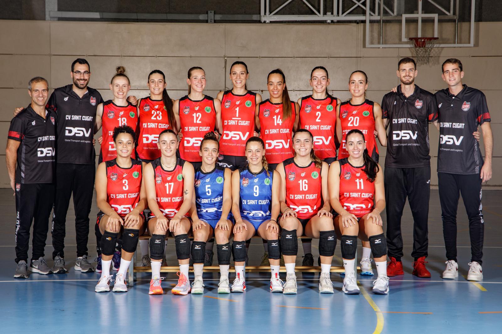 Club Voleibol Sant Cugat. FOTO: Cedida