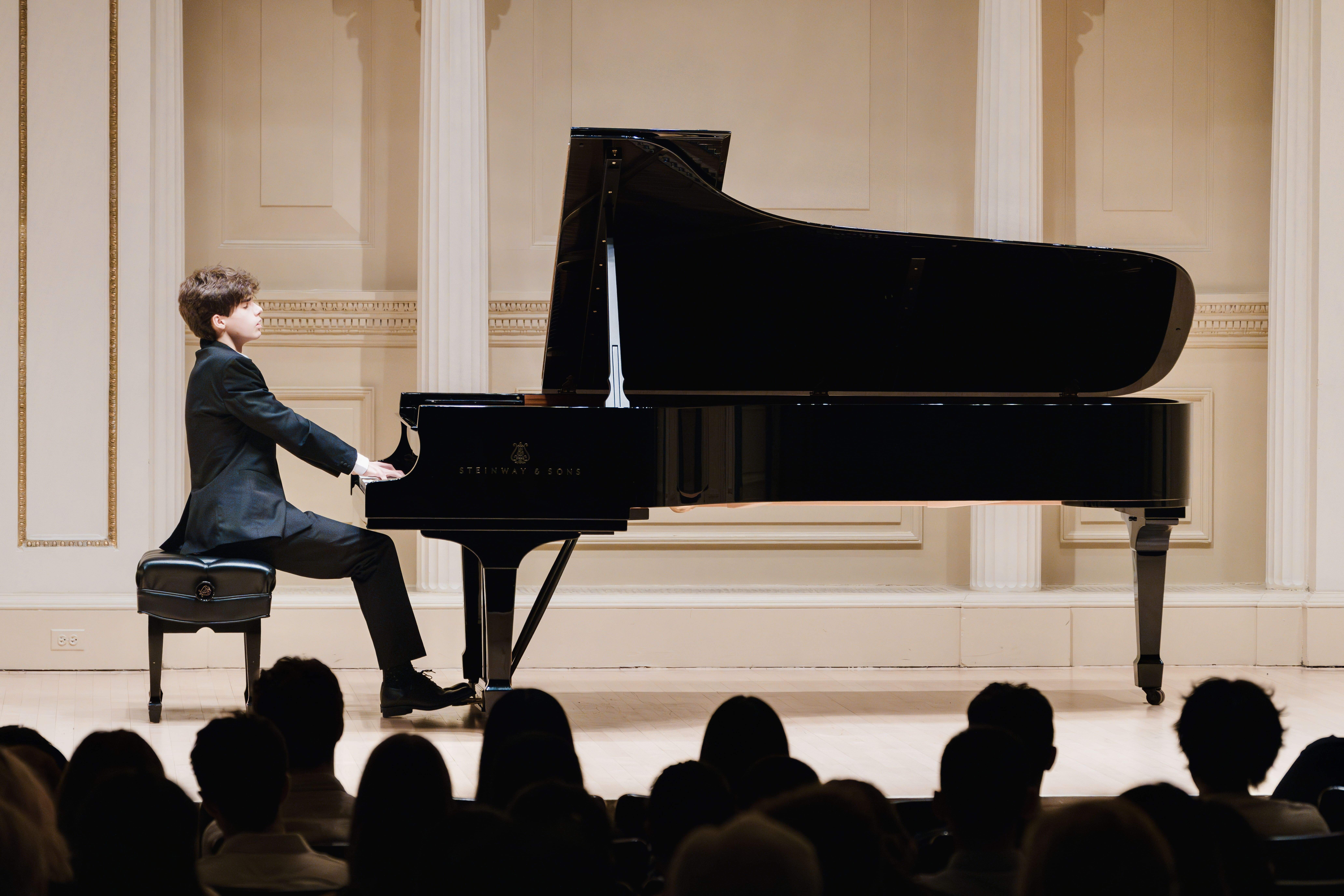 Daniel Bertomeu al Carnegie Hall. FOTO: Cedida per Jordi Bertomeu