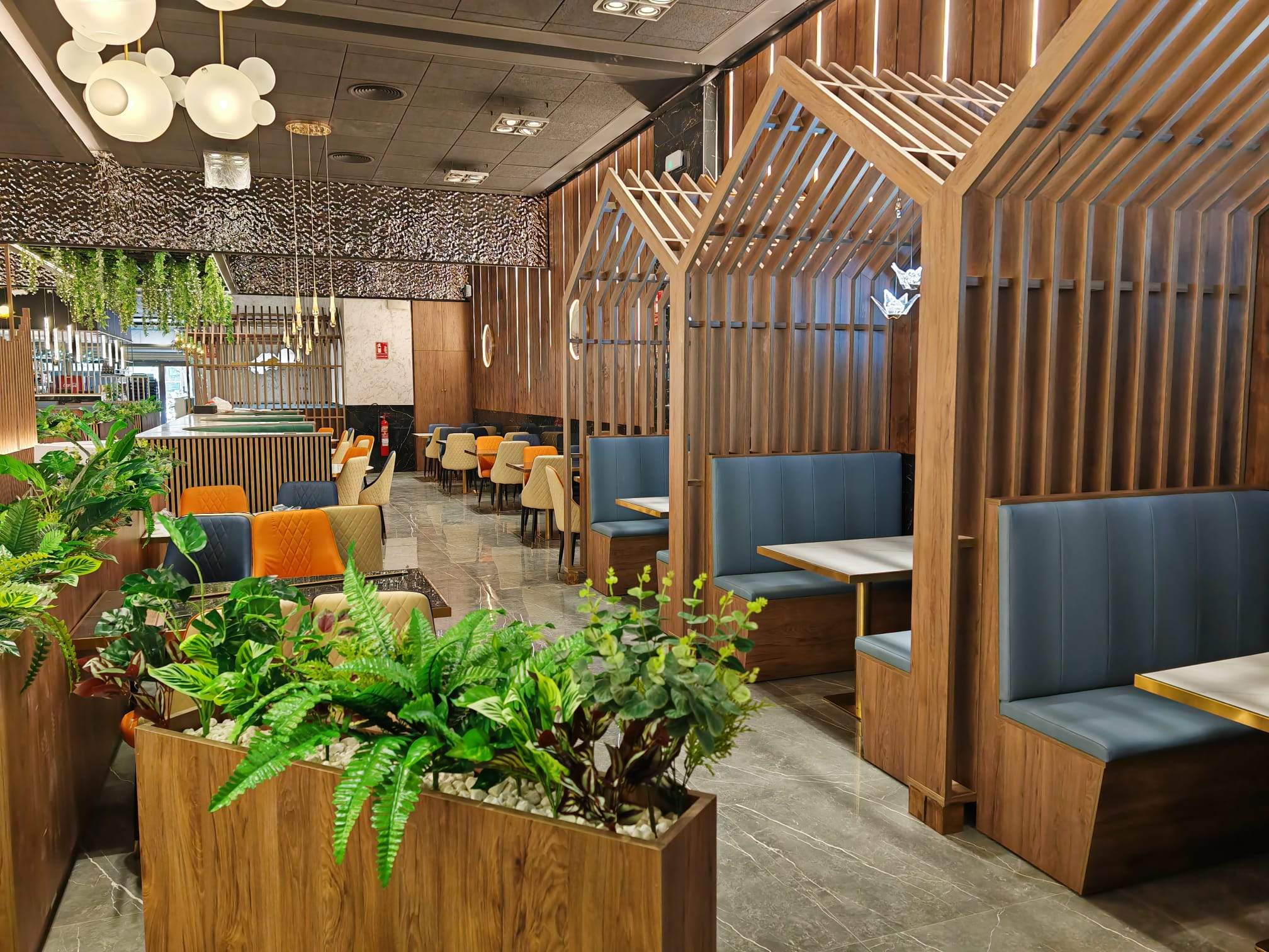 Interior del restaurant japonès de Sant Cugat, Chihiro. FOTO: Cedida