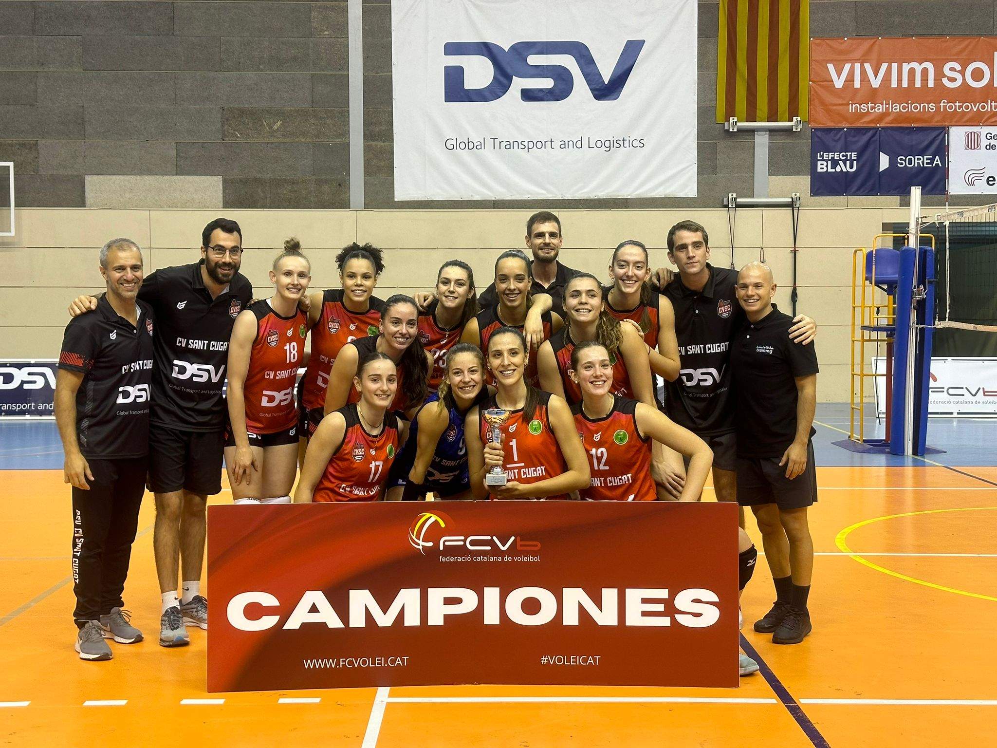 Victòria del DSV CV Sant Cugat a la Lliga Catalana. FOTO: Lluna Fabregat