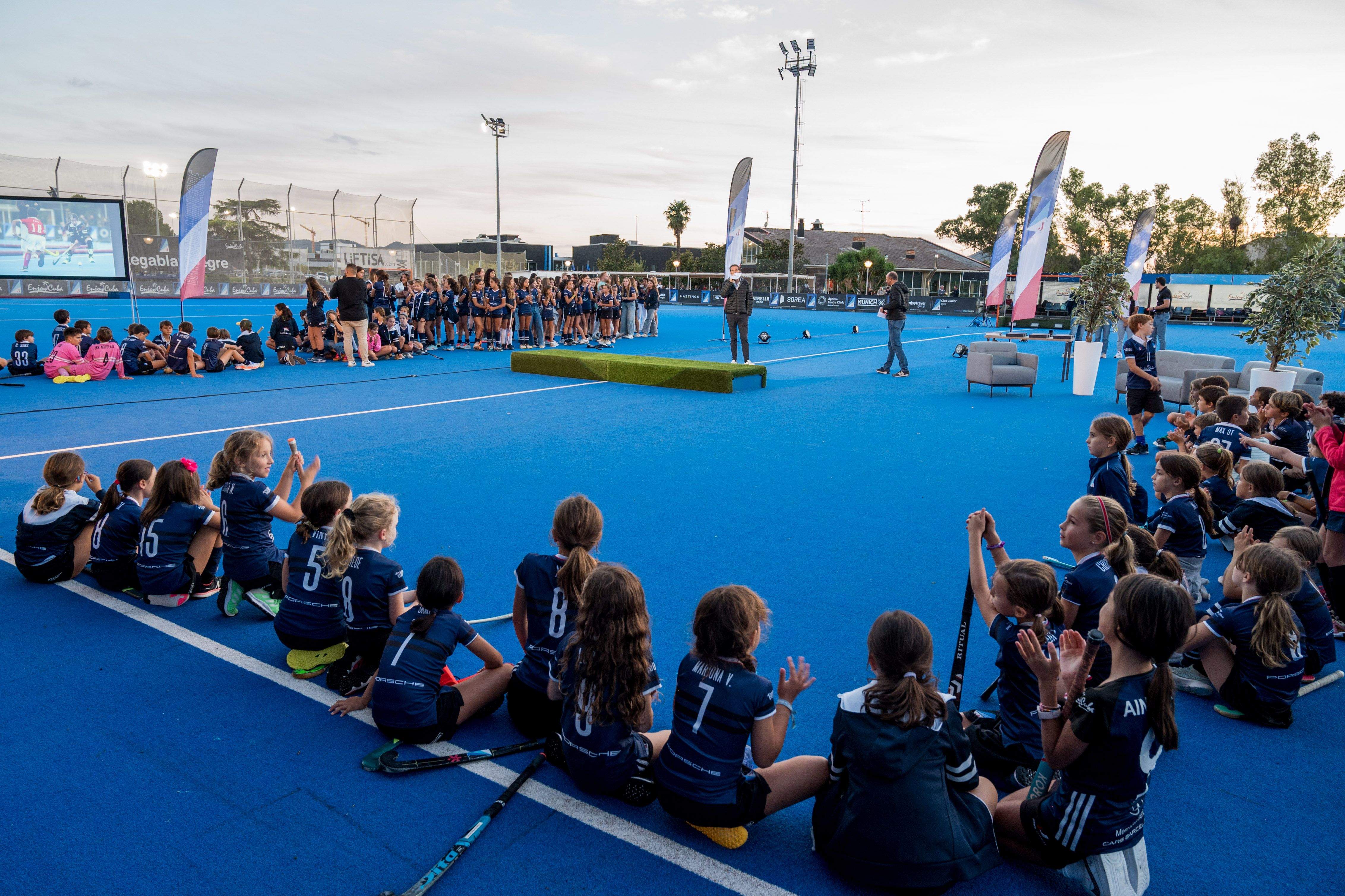 Presentació de la secció d'hoquei del Junior FC. FOTO: Carmelo Jiménez (TOT Sant Cugat)