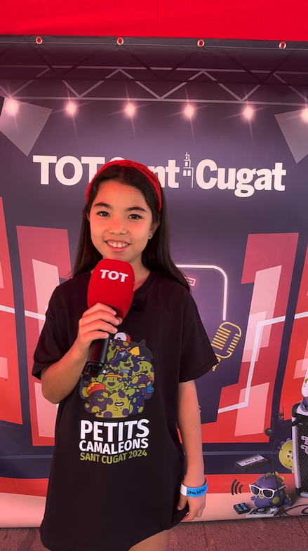 Carolina López durant la seva actuació al TOT Talent FOTO: Cedida