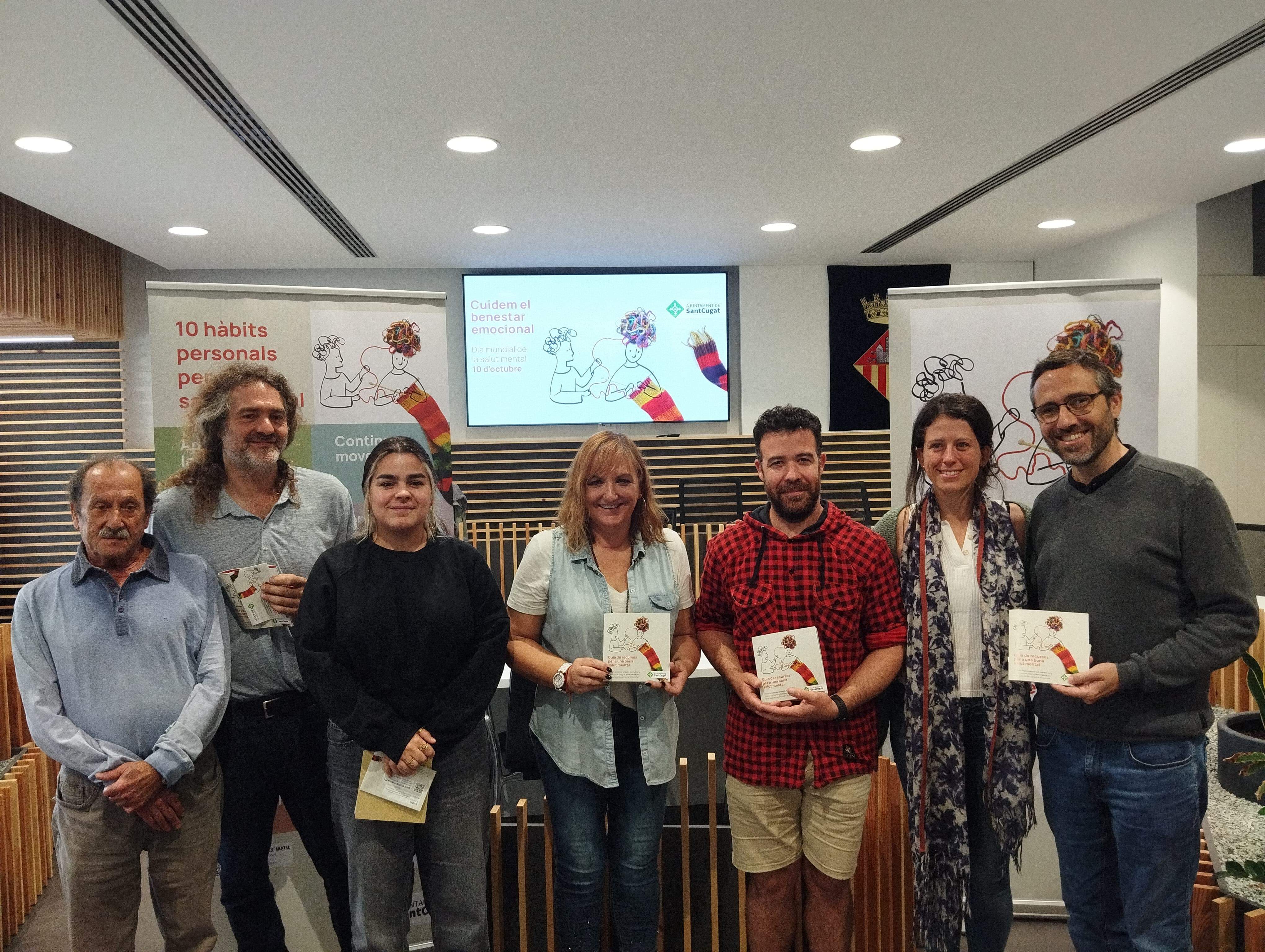 Presentació de la Guia de Salut Mental i el Dia per la Salut Mental de Sant Cugat FOTO: TOT