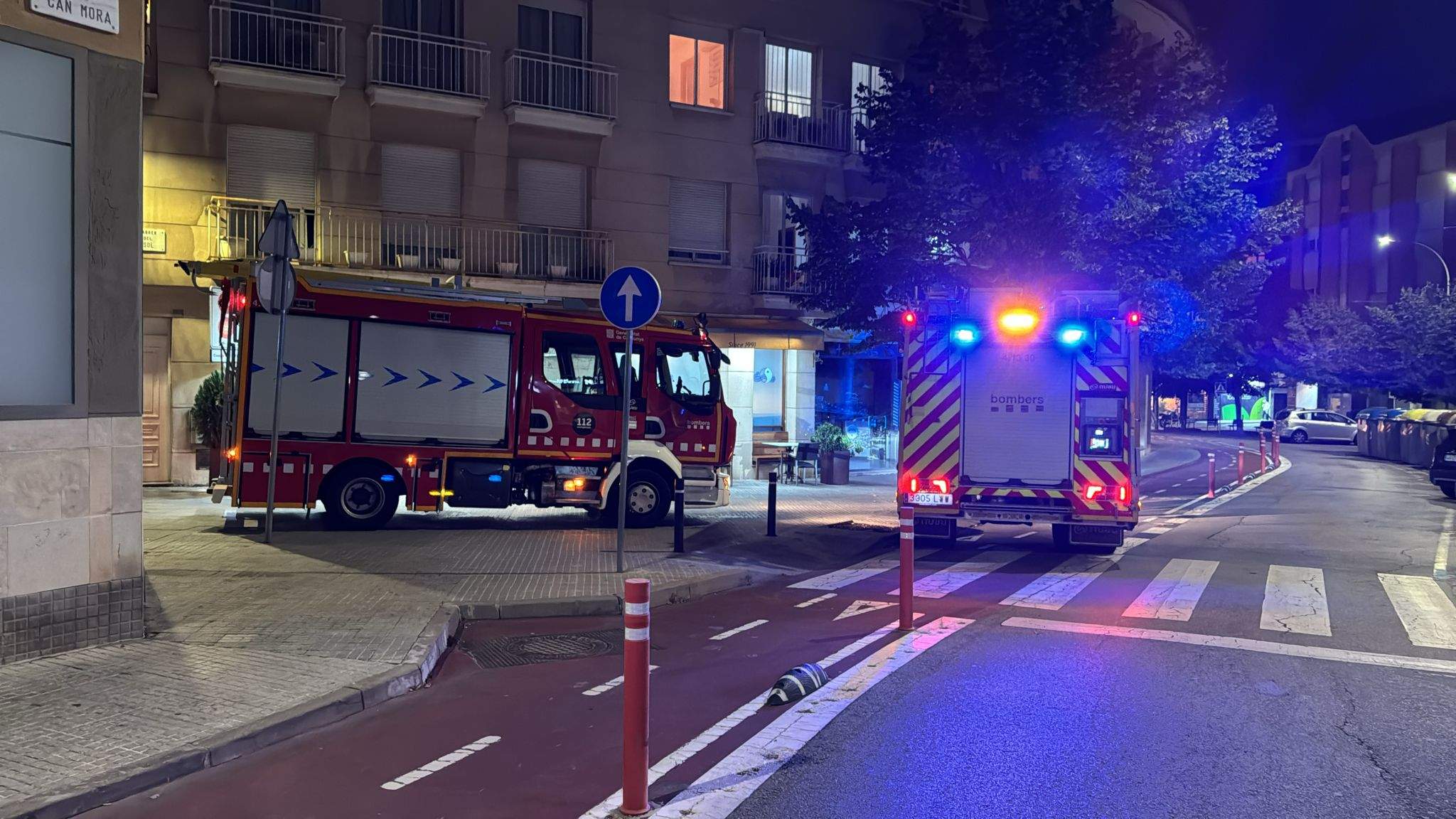 Dos camions de Bombers FOTO: Cedida