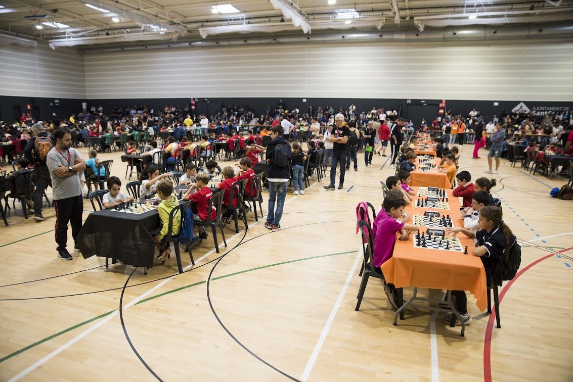 Minicopa d'Escacs de Barcelona al ZEM La Guinardera, Sant Cugat. FOTO: Bernat Millet