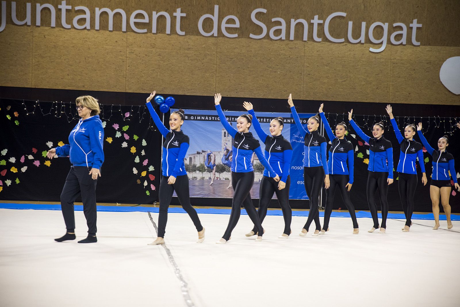 Presentació d'equips del Club Gimnàstica Rítmica i Estètica Sant Cugat. FOTO: Bernat Millet (TOT Sant Cugat)