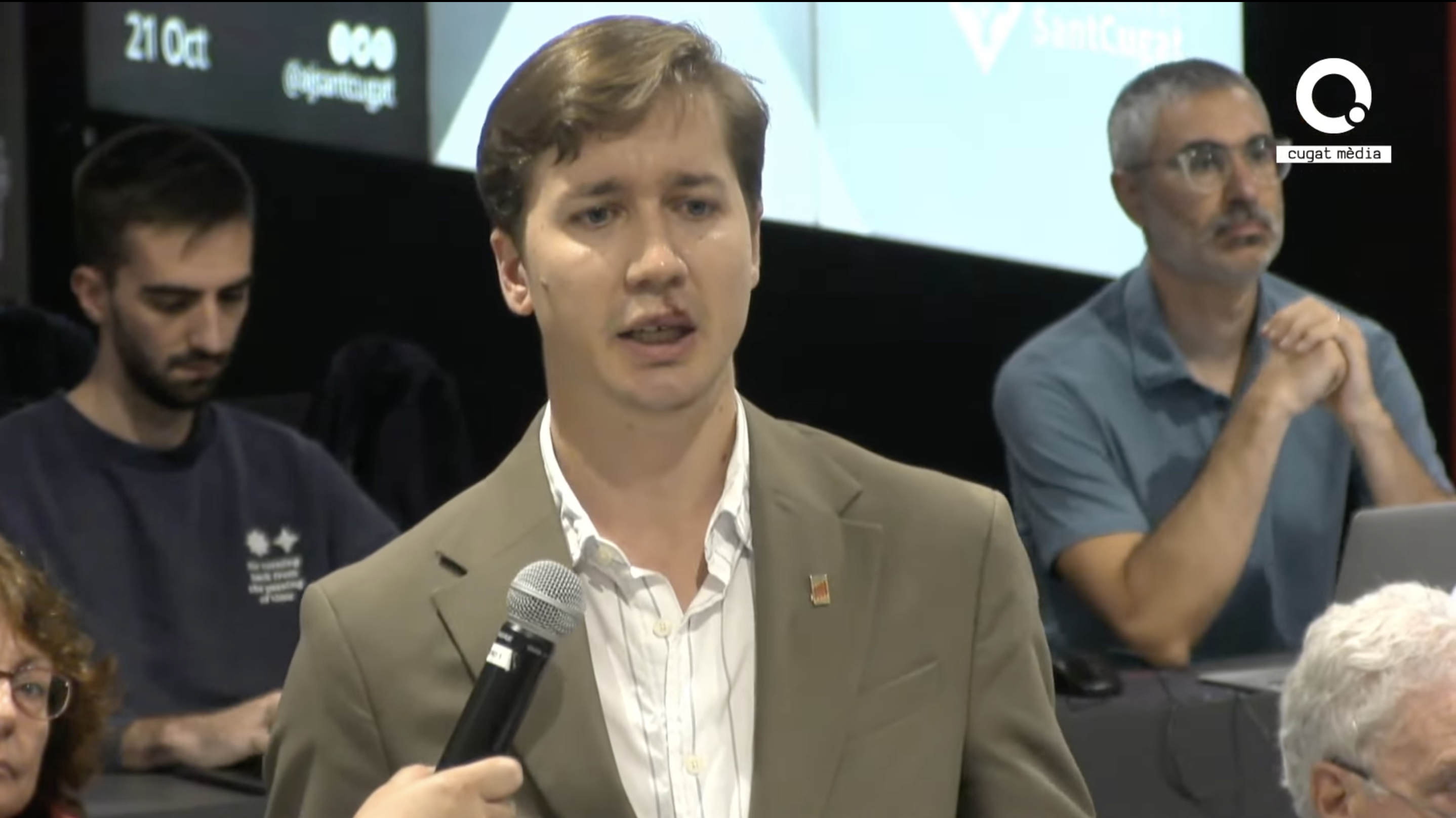 El membre de la JNC Sant Cugat Josep Arcas FOTO: Cedida per Cugat Mèdia