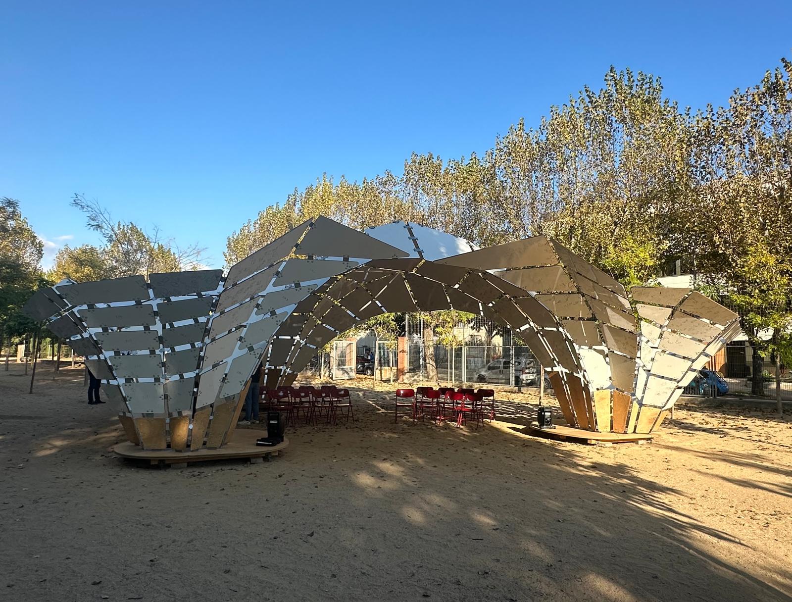 El nou refugi climàtic de l'Escola Collserola. FOTO: Lluna Fabregat