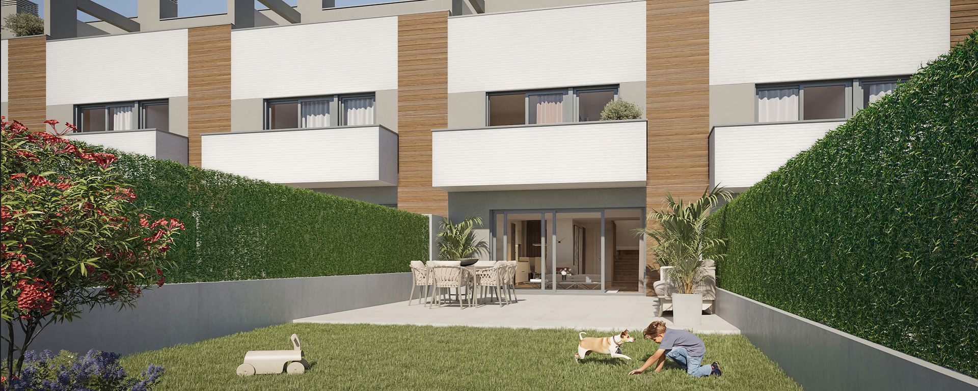 Atlas Homes Rubí davant del Parc de Ca n’Oriol. FOTO: Cedida